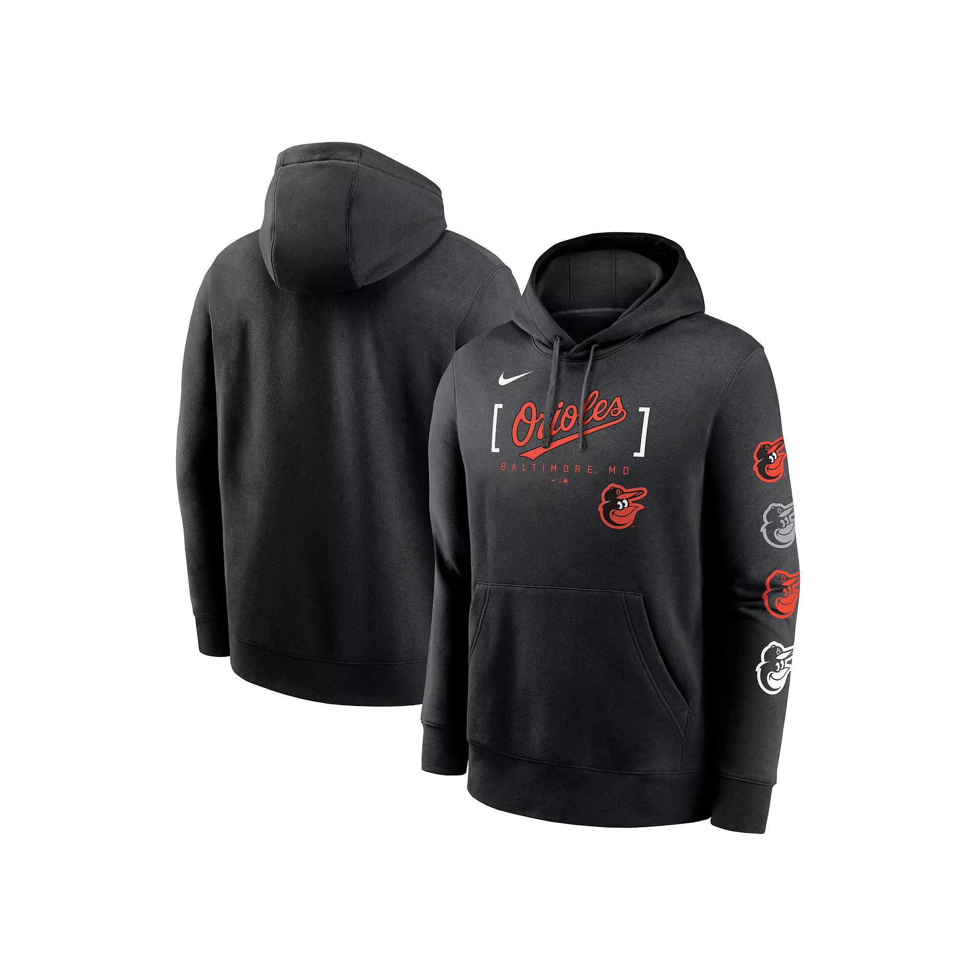 Men's Nike Black Arizona Diamondbacks Club Stack Pullover Hoodie,  Product Image