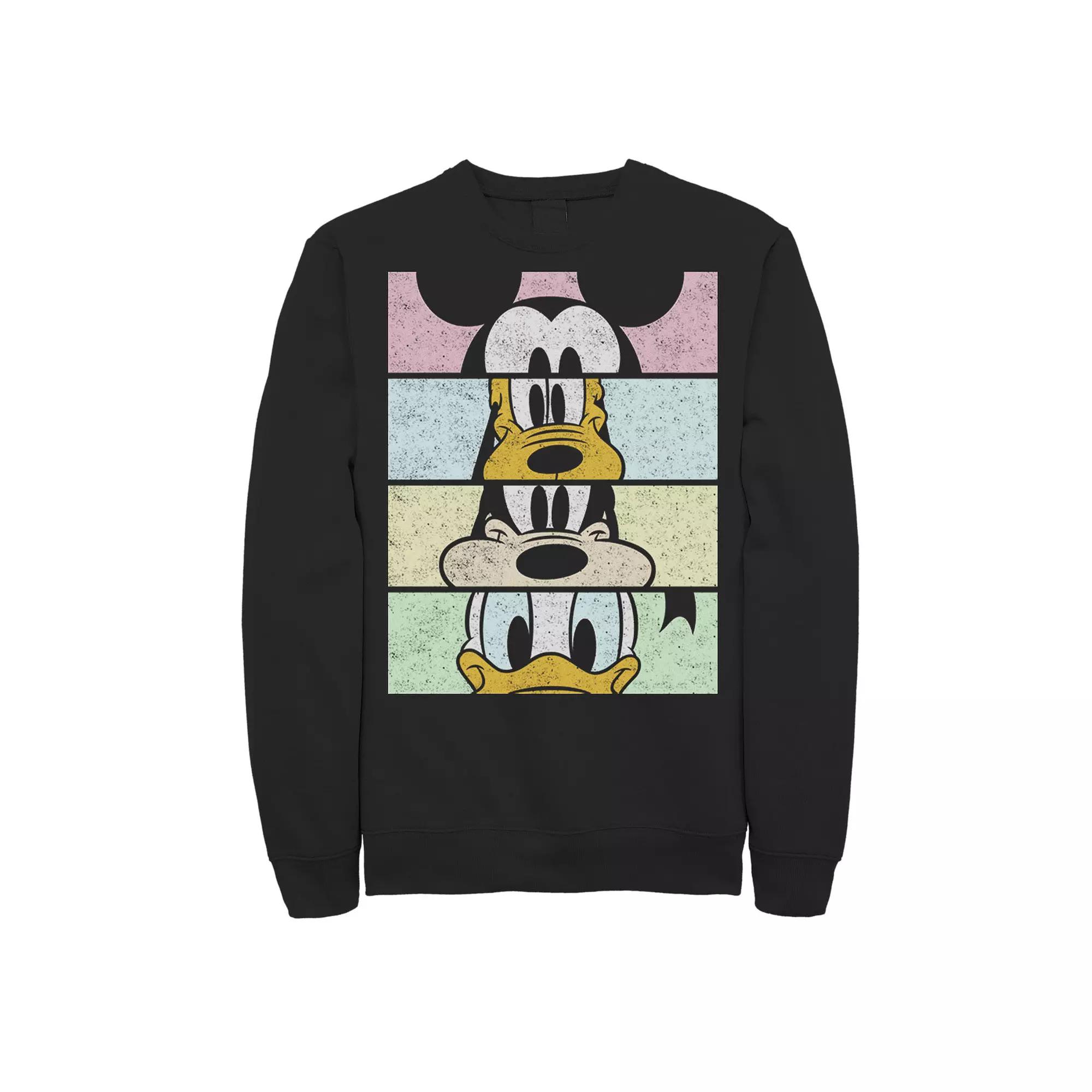 Disney's Mickey & Friends Men's Group Comic Panels Sweatshirt,  Product Image