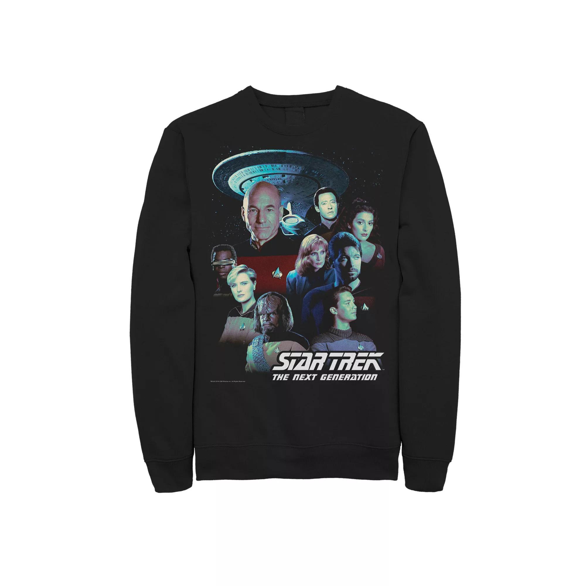 Men's Star Trek Next Generation Crew Portraits Sweatshirt,  Product Image