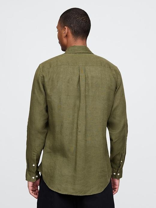 100% Linen Classic Shirt Product Image