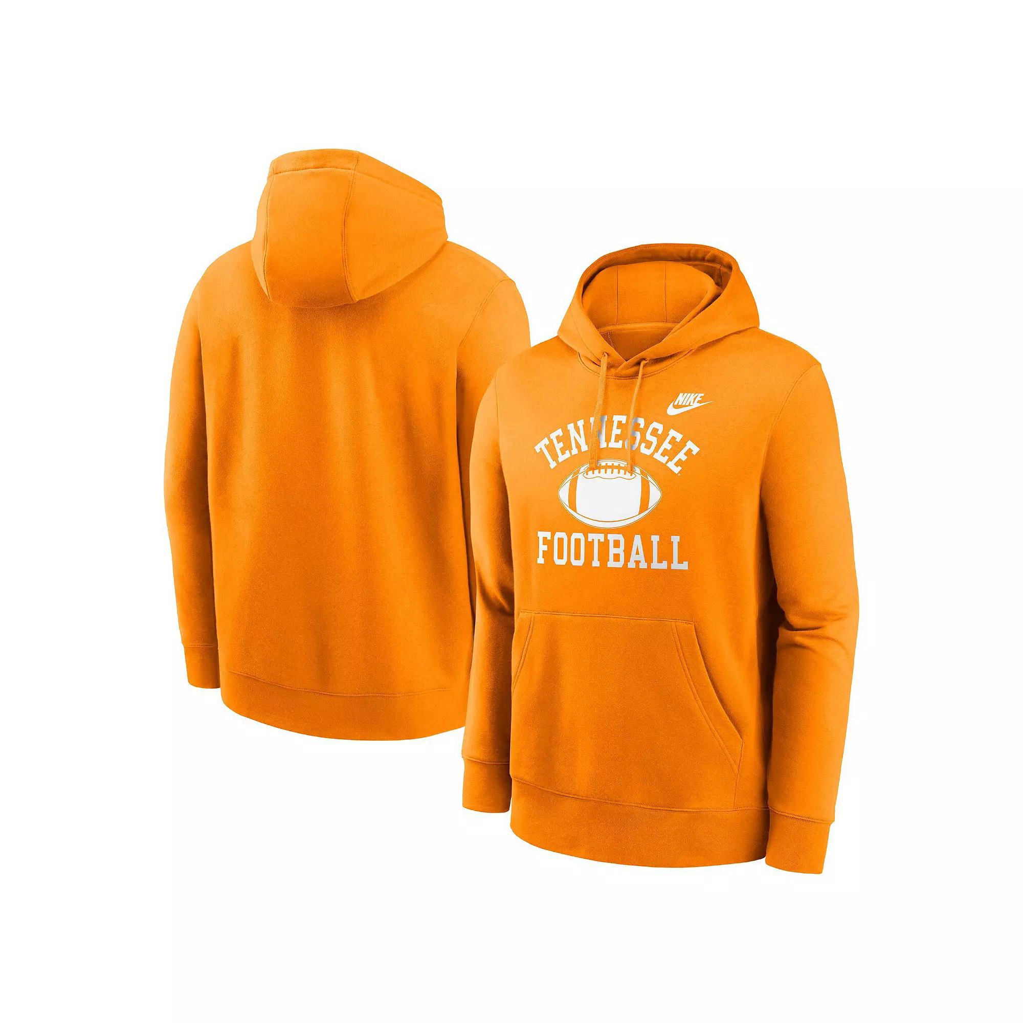 Men's Nike Tennessee Orange Tennessee Volunteers Legacy Football Icon Club Fleece Pullover Hoodie,  Product Image