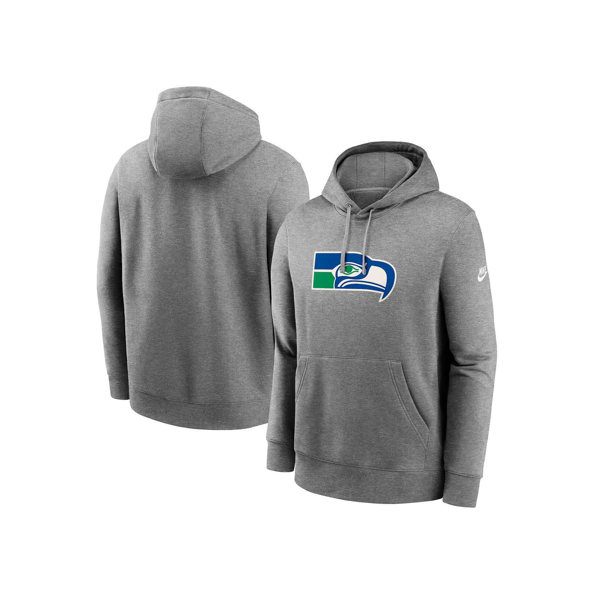 Men's Nike Heather Charcoal Dallas Cowboys Rewind Retro Joe Club Pullover Hoodie,  Product Image