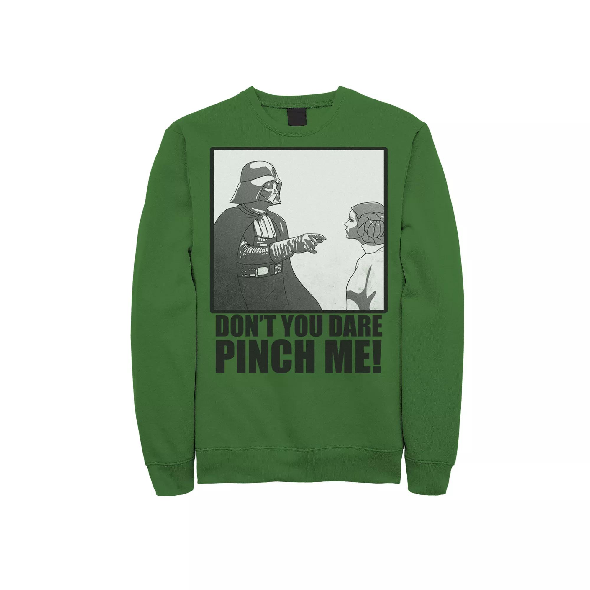 Mens Star Wars Vader Dont Pinch St. Patricks Sweatshirt Product Image