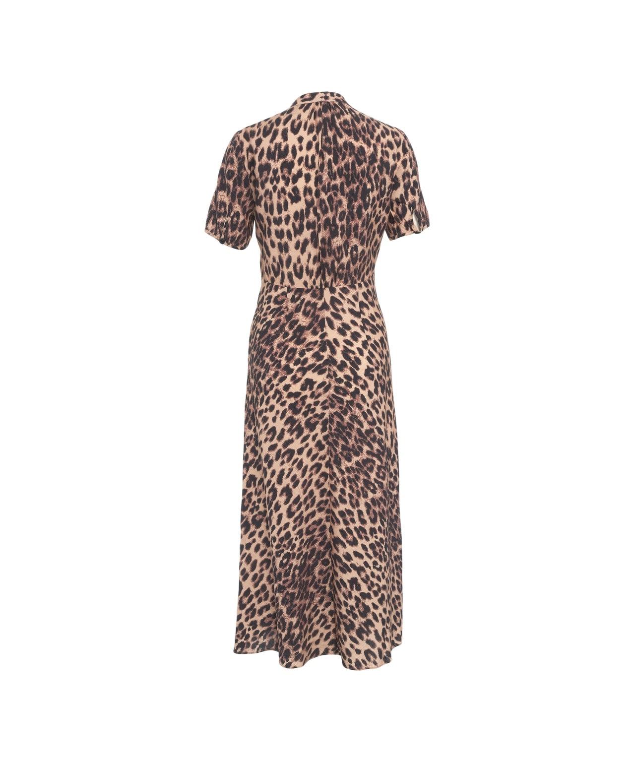 Midi dress with animal print 'Anneliek' Product Image