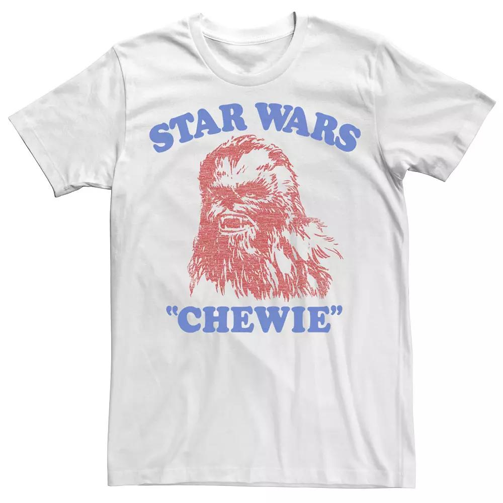 Men's Star Wars Chewie Vintage Portrait Tee,  Product Image