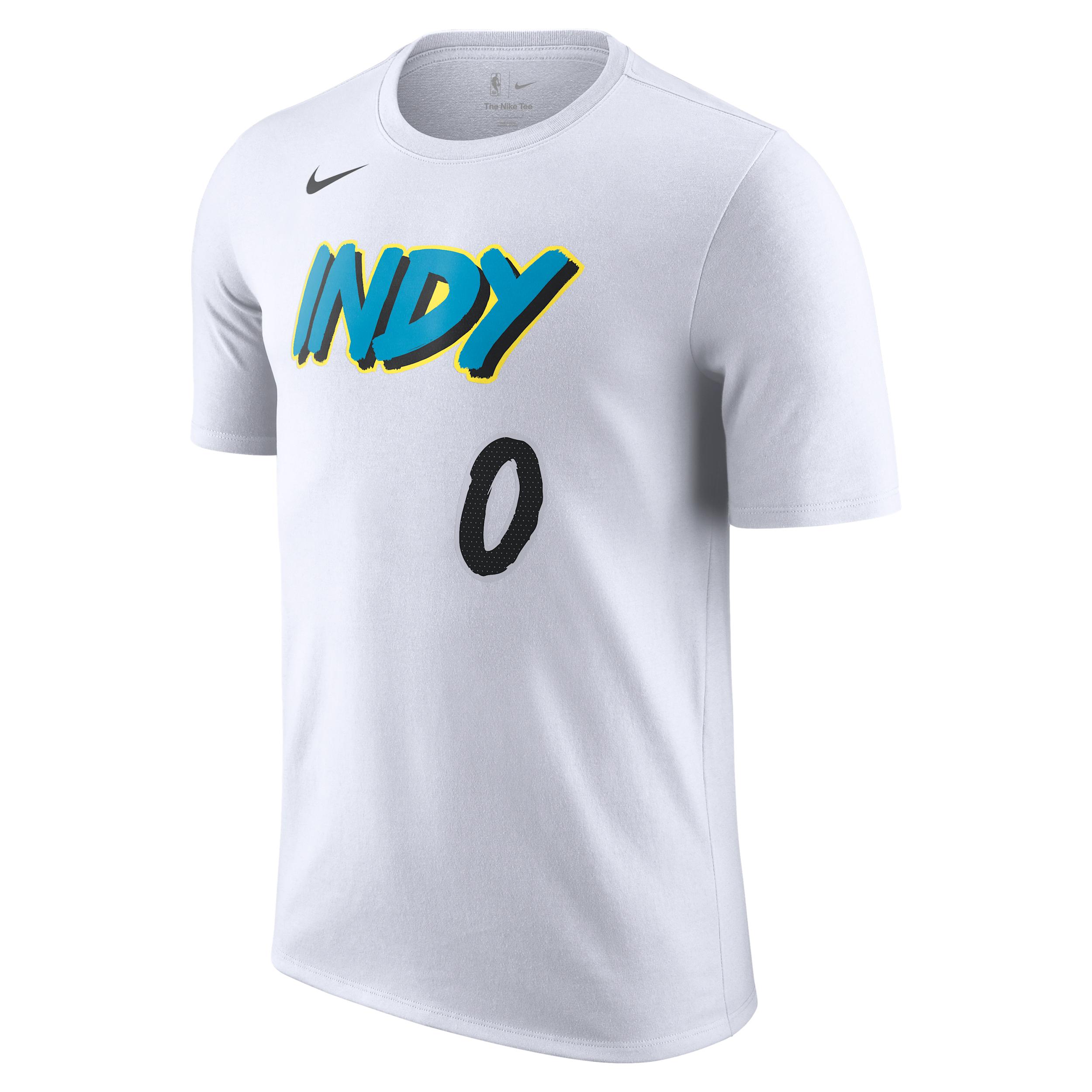 Tyrese Haliburton Indiana Pacers Essential City Edition Men's Nike NBA T-Shirt Product Image