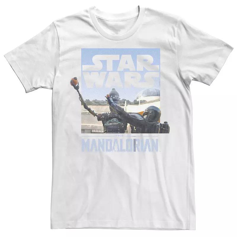 Men's Star Wars The Mandalorian Din Djarin IG-11 Scene Box Graphic Tee,  Product Image
