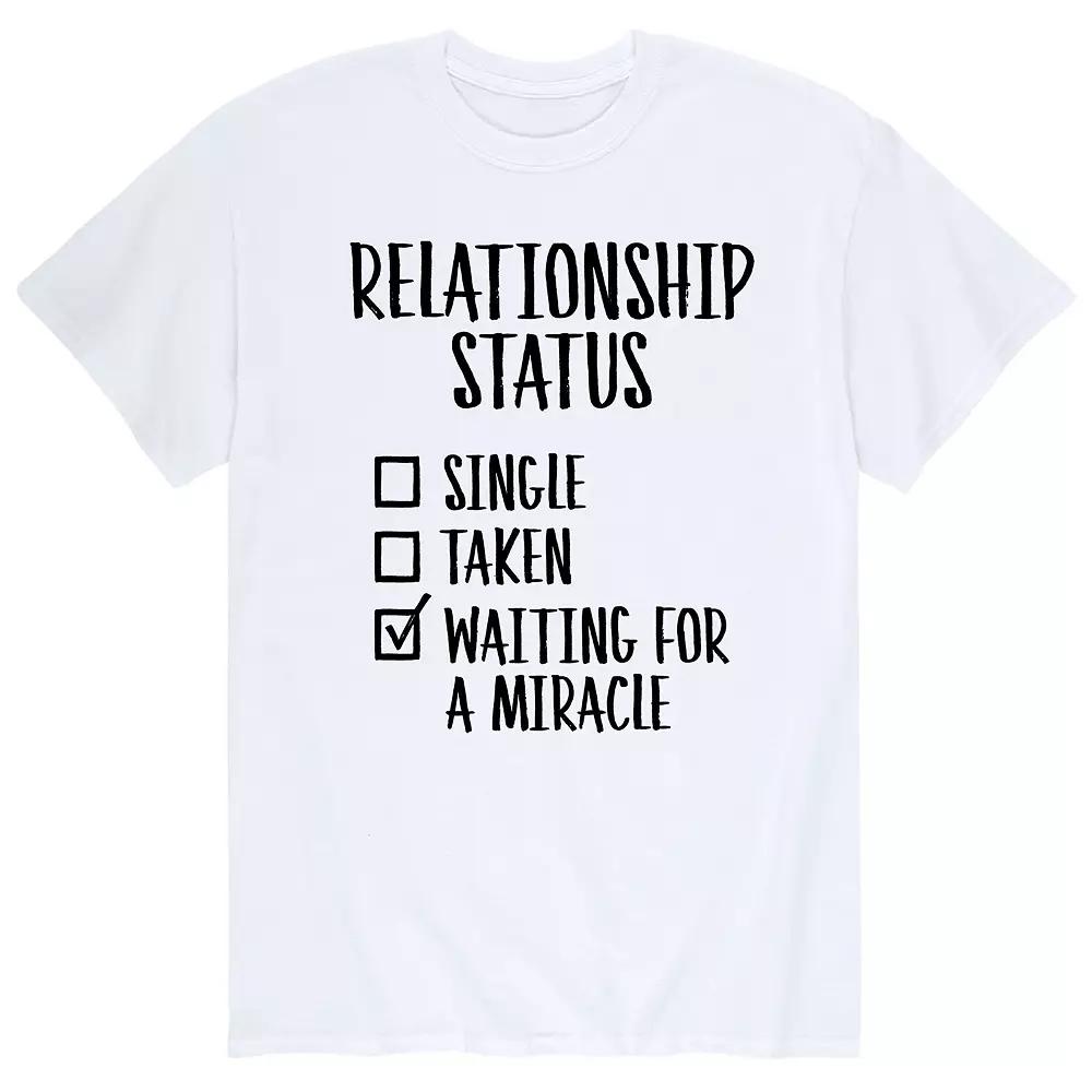 Men's Relationship Status Checklist Tee,  Product Image