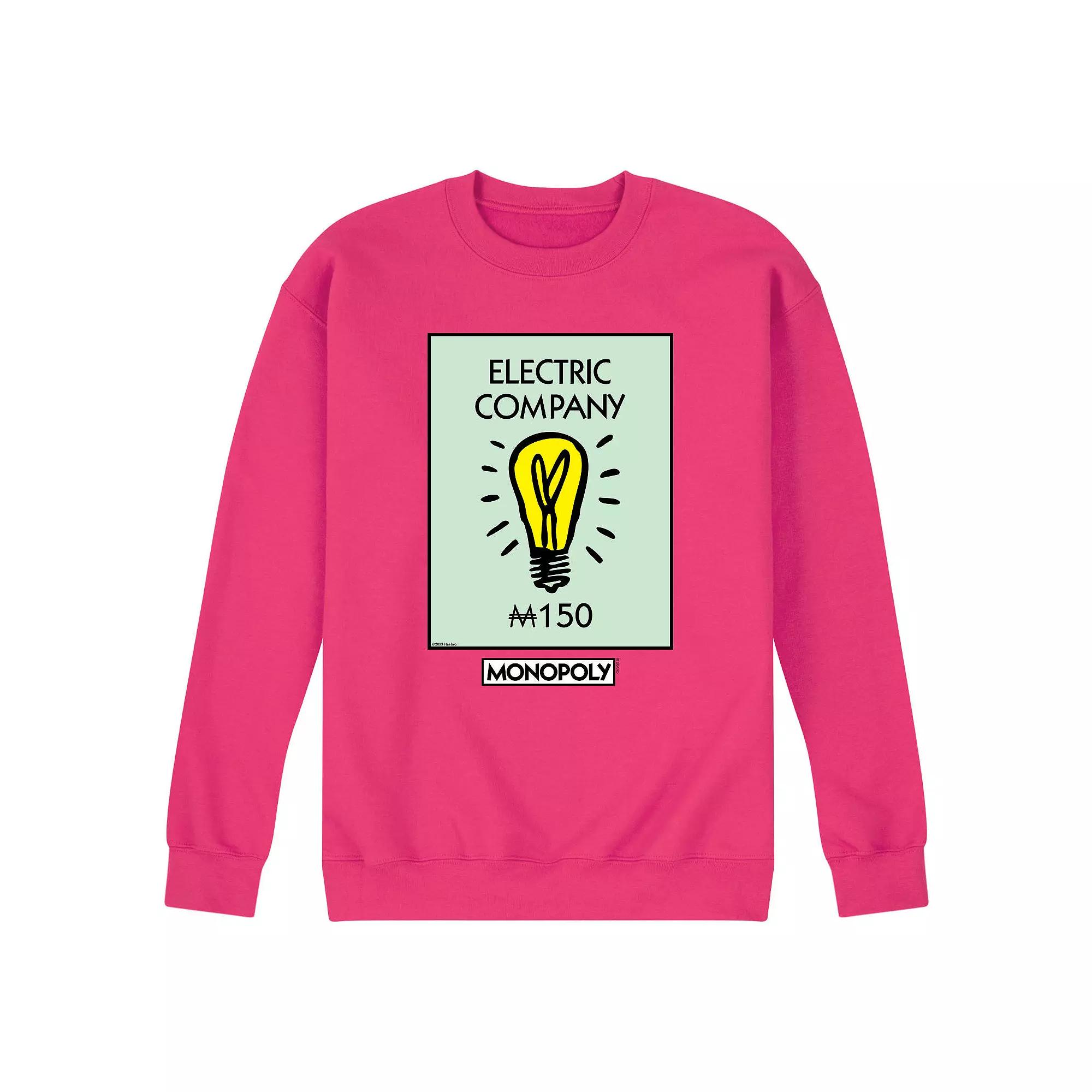 Men's Monopoly Electric Company Fleece Sweatshirt,  Product Image