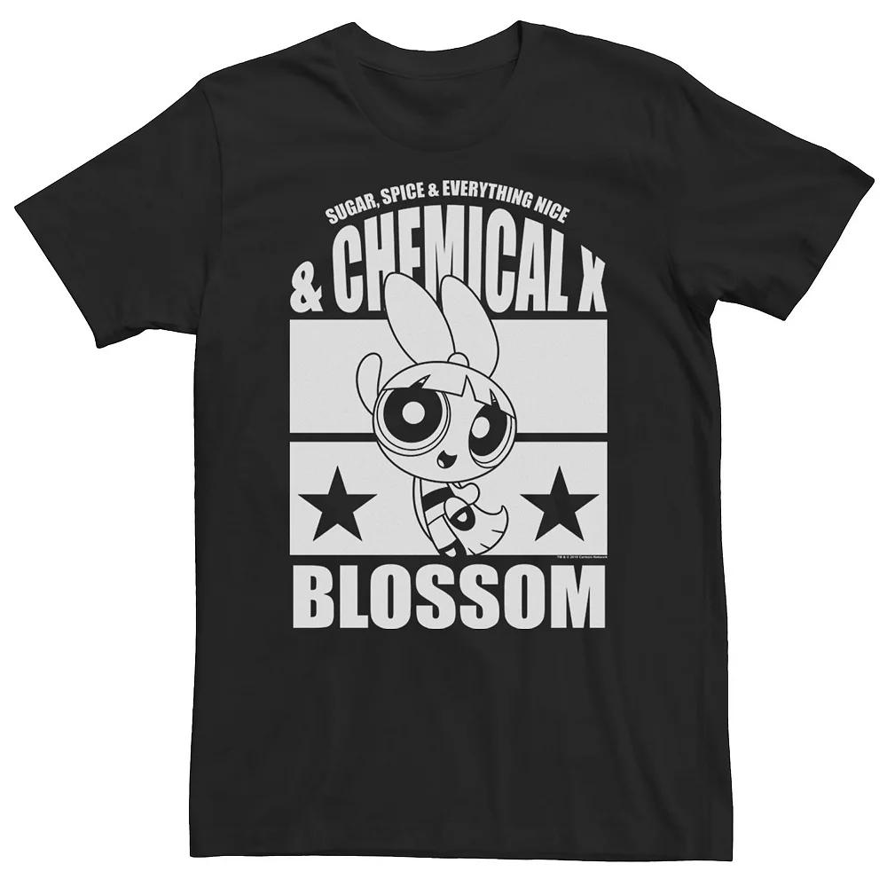Big & Tall Cartoon Network The Powerpuff Girls Chemical X Blossom Tee, Men's,  Product Image