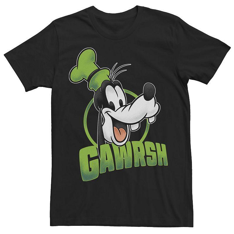 Disney's Mickey And Friends Goofy Gawrsh Portrait Men's Tee,  Product Image