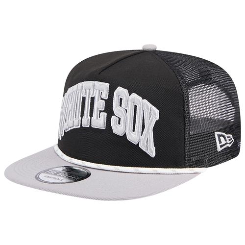 New Era Mens Chicago White Sox New Era White Sox Golfer Throwback Snapback - Mens Product Image