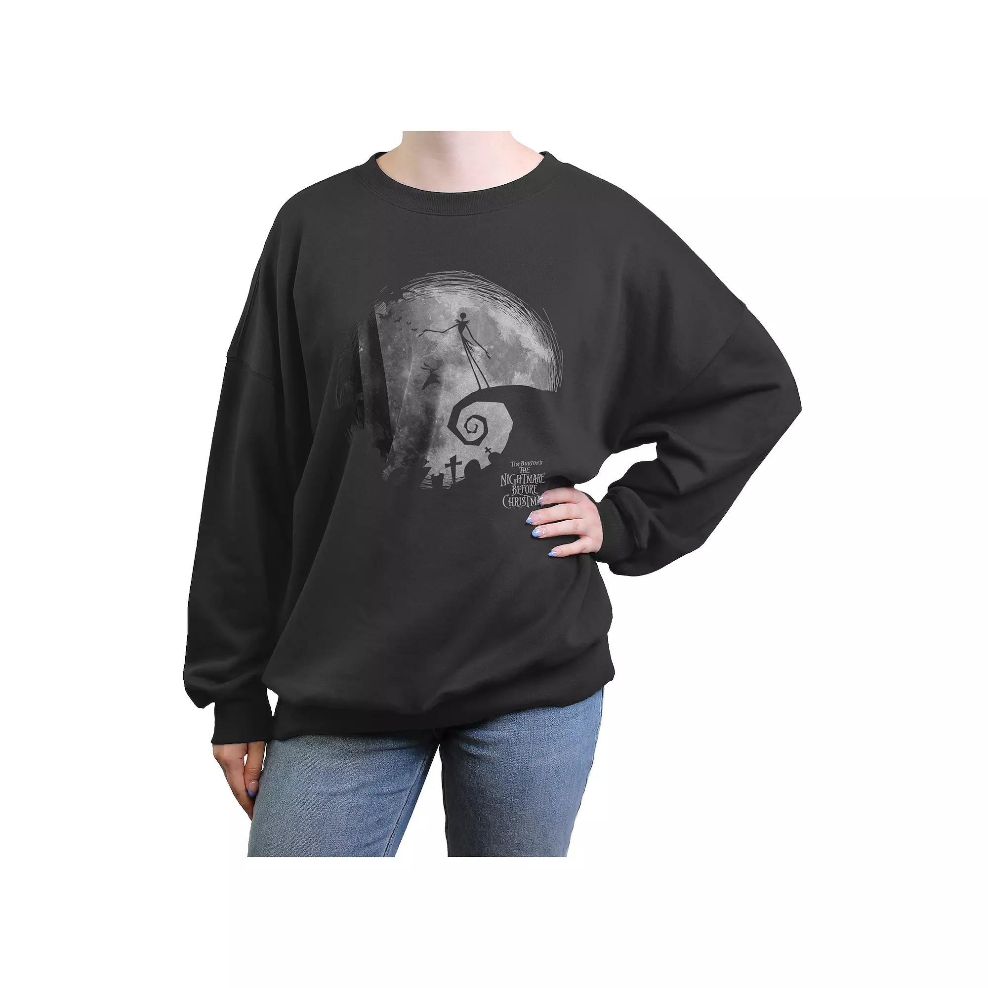 Juniors' Mardi Gras Crew Long Sleeve Graphic Fleece, Girl's,  Product Image