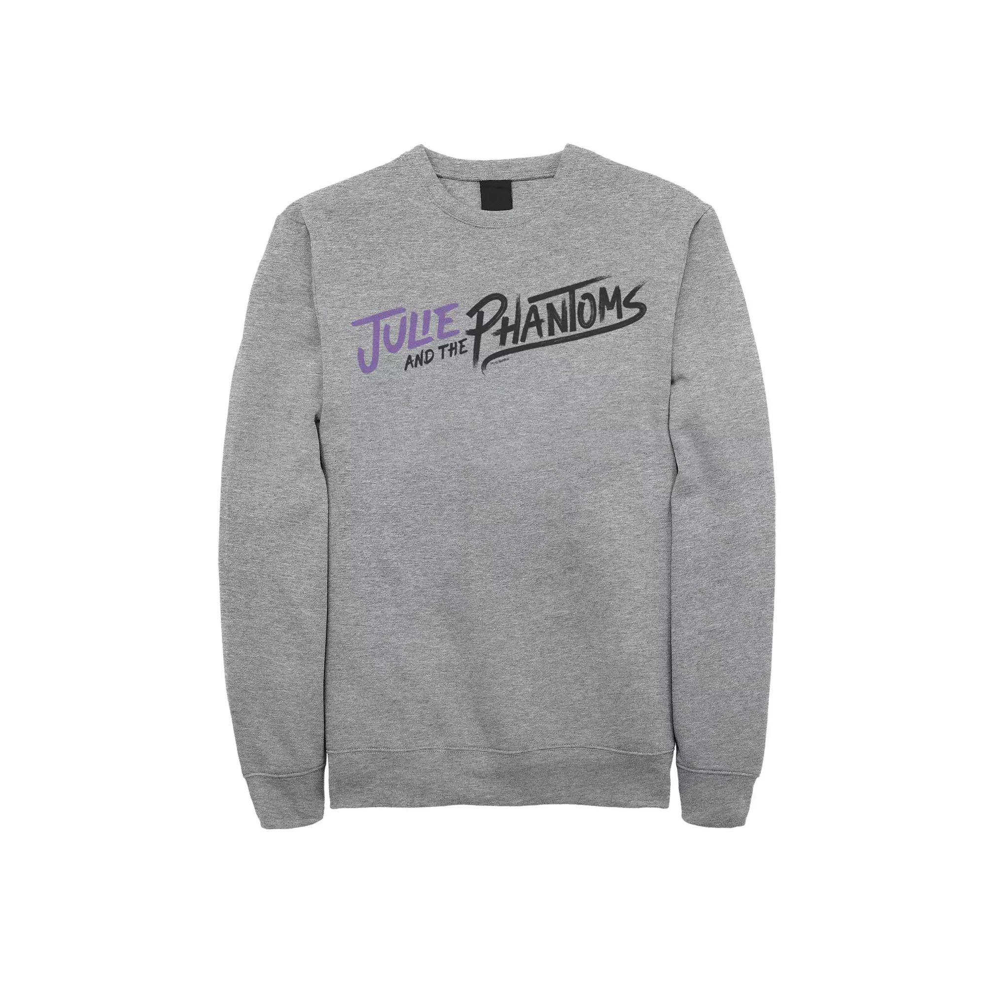 Men's Julie And The Phantoms Logo Sweatshirt, Size: XL, Athletic Grey Product Image
