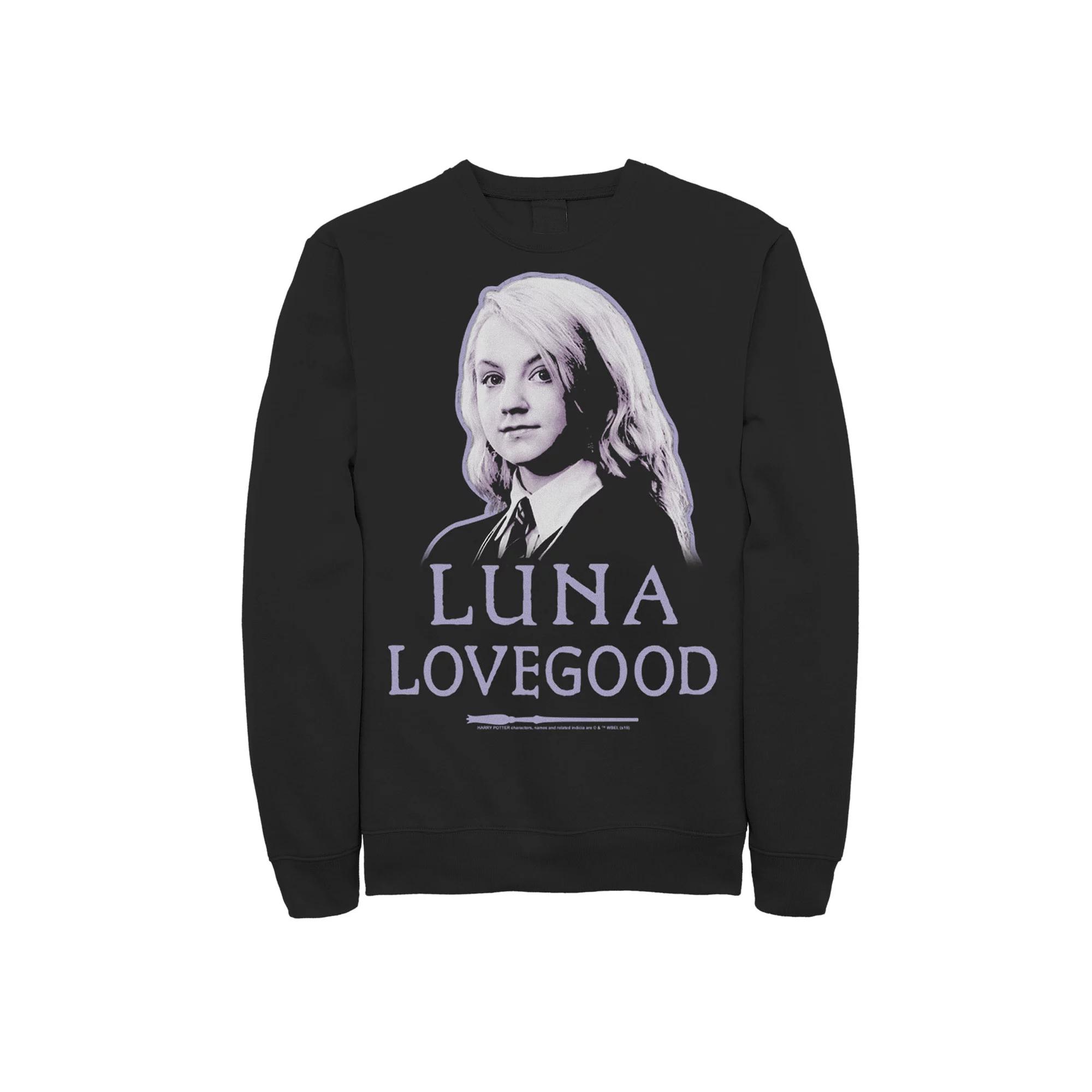 Men's Harry Potter Luna Lovegood Character Portrait Fleece Graphic Pullover,  Product Image