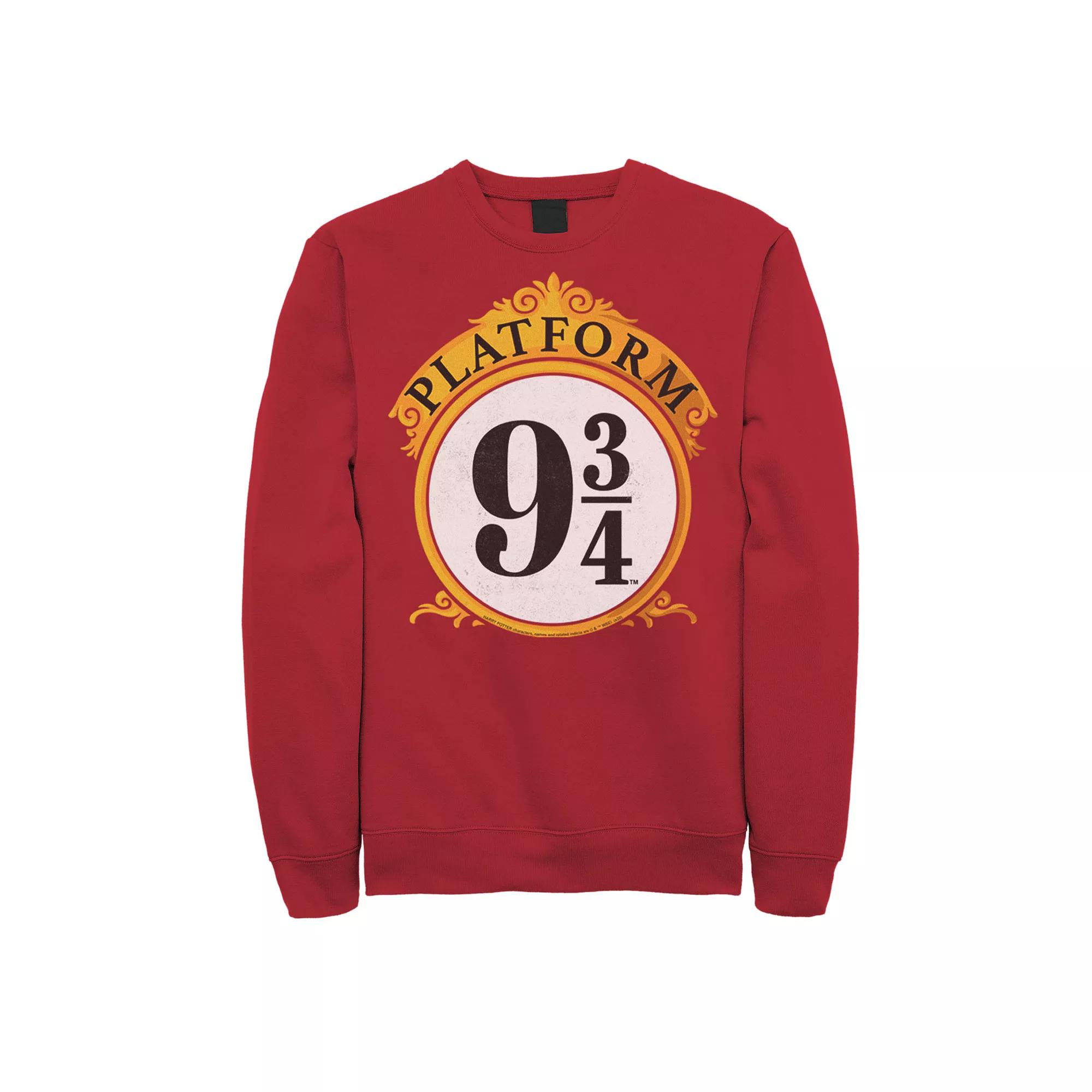 Men's Harry Potter Platform 9 & 3/4 Sign Sweatshirt,  Product Image