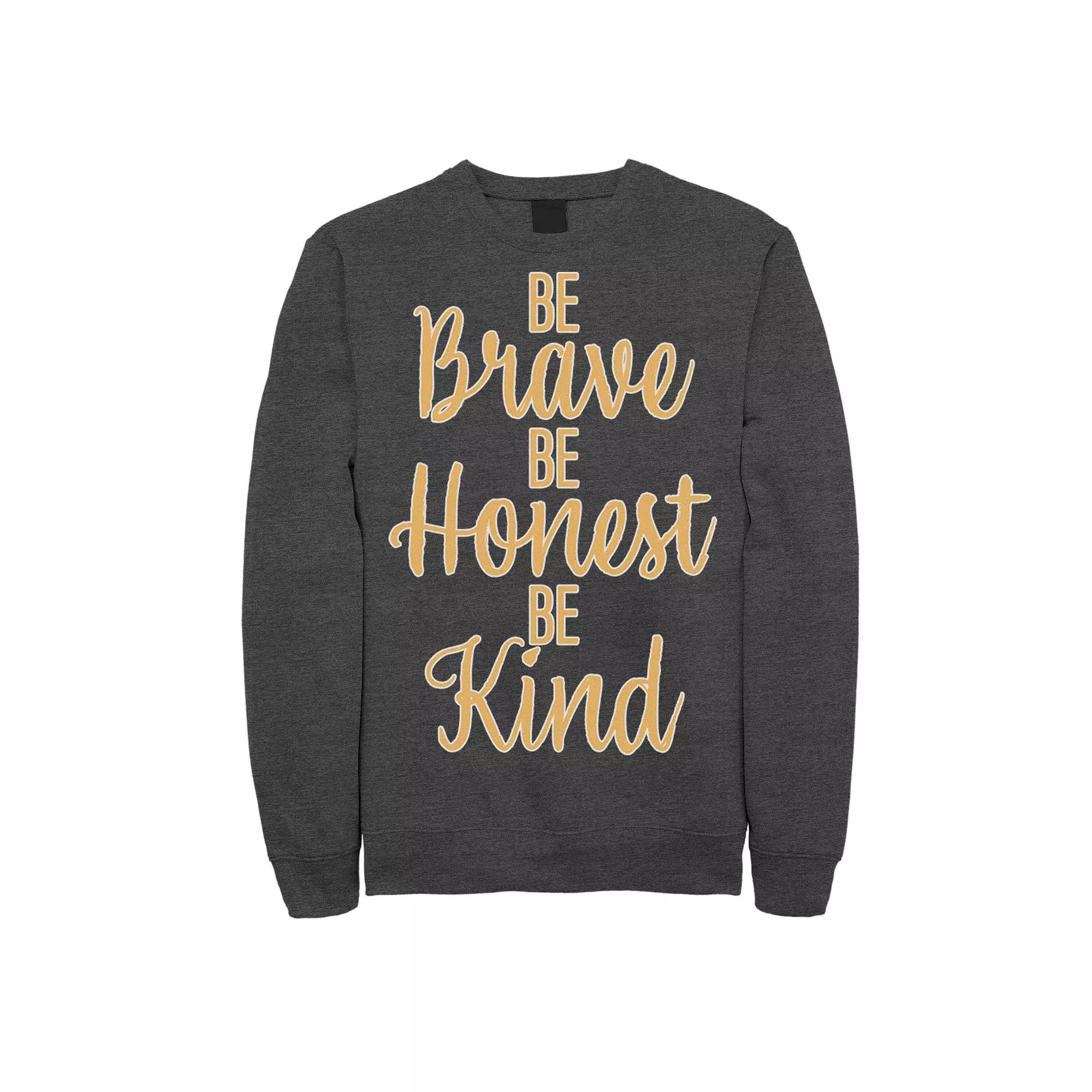 Men's Fifth Sun "Be Brave Be Honest Be Kind" Stacked Sweatshirt,  Product Image