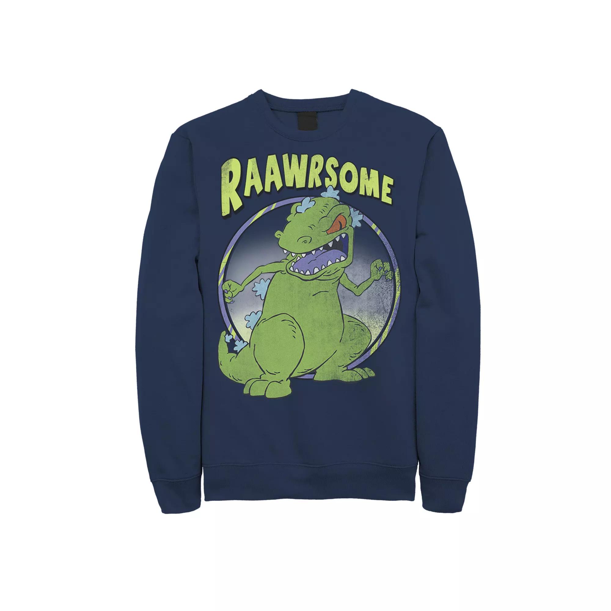 Men's RugRats Reptar Raawrsome Sweatshirt, Boy's,  Product Image