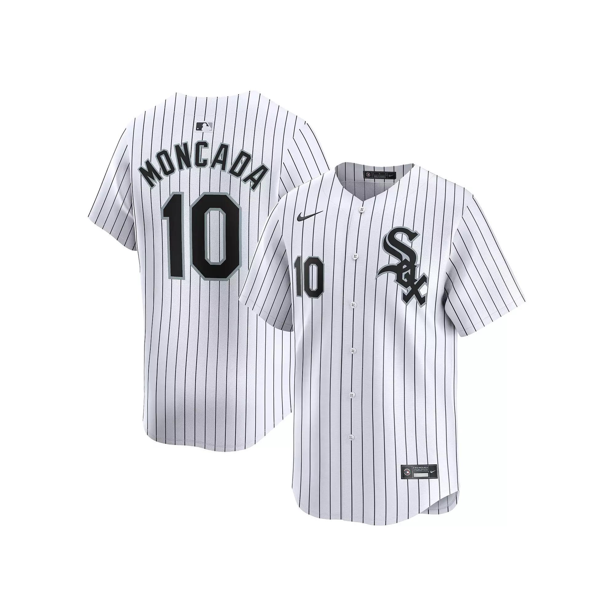 Men's Nike Yoan Moncada White Chicago White Sox Home Limited Player Jersey, Size: Large Product Image