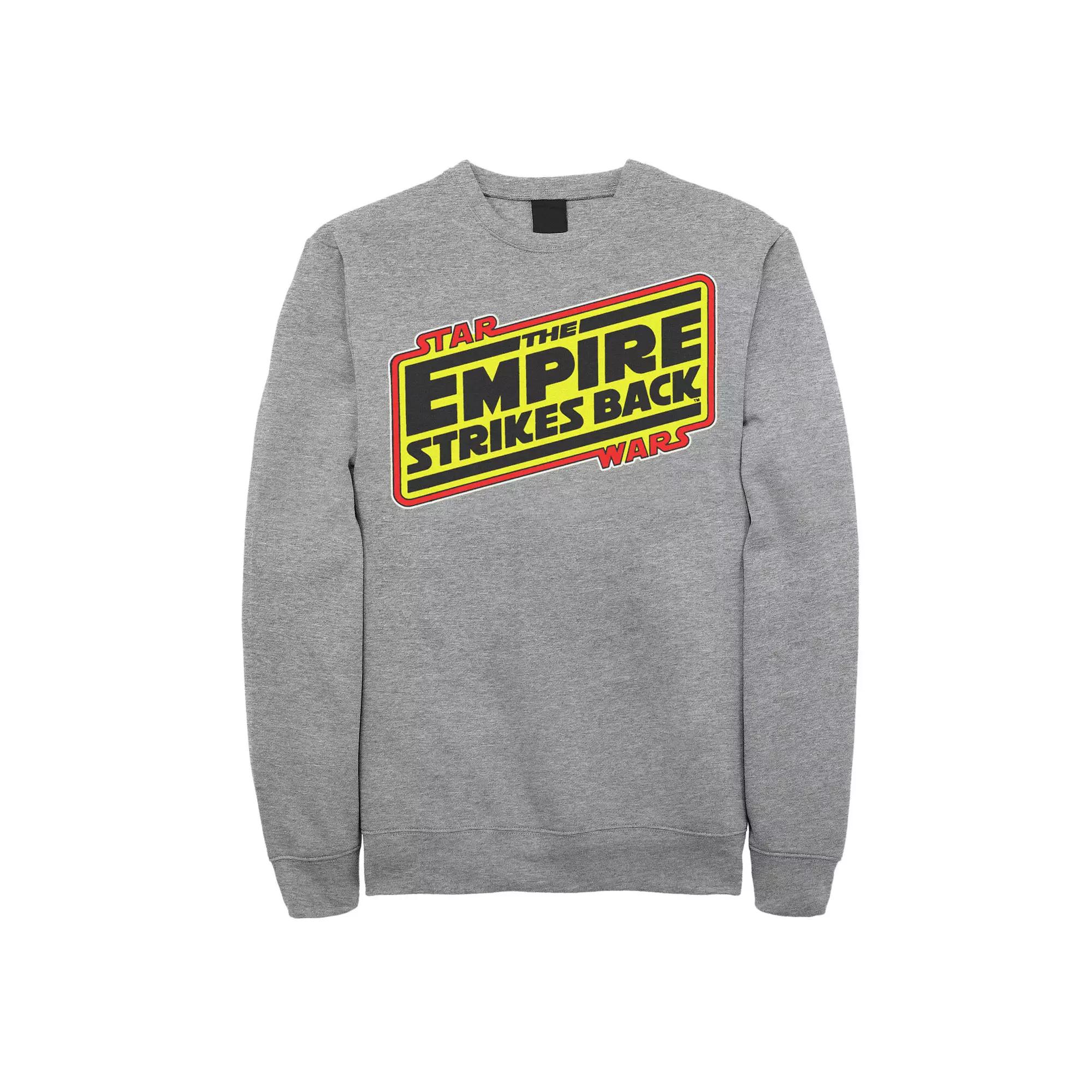 Men's Star Wars: The Empire Strikes Back Vintage Logo Sweatshirt,  Product Image