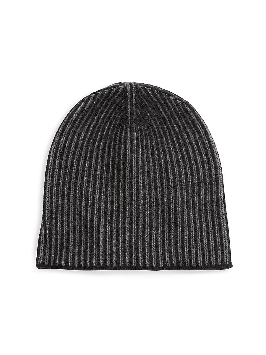 Mens Shadow Rib Cashmere Beanie Product Image
