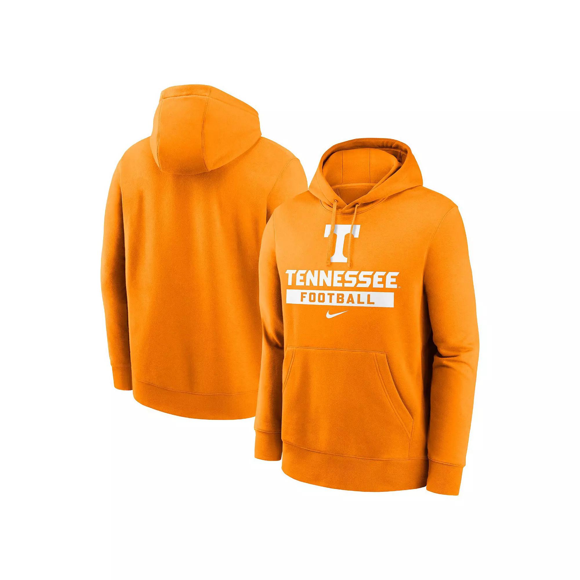 Men's Nike Tennessee Orange Tennessee Volunteers Football Stack Club Fleece Pullover Hoodie,  Product Image