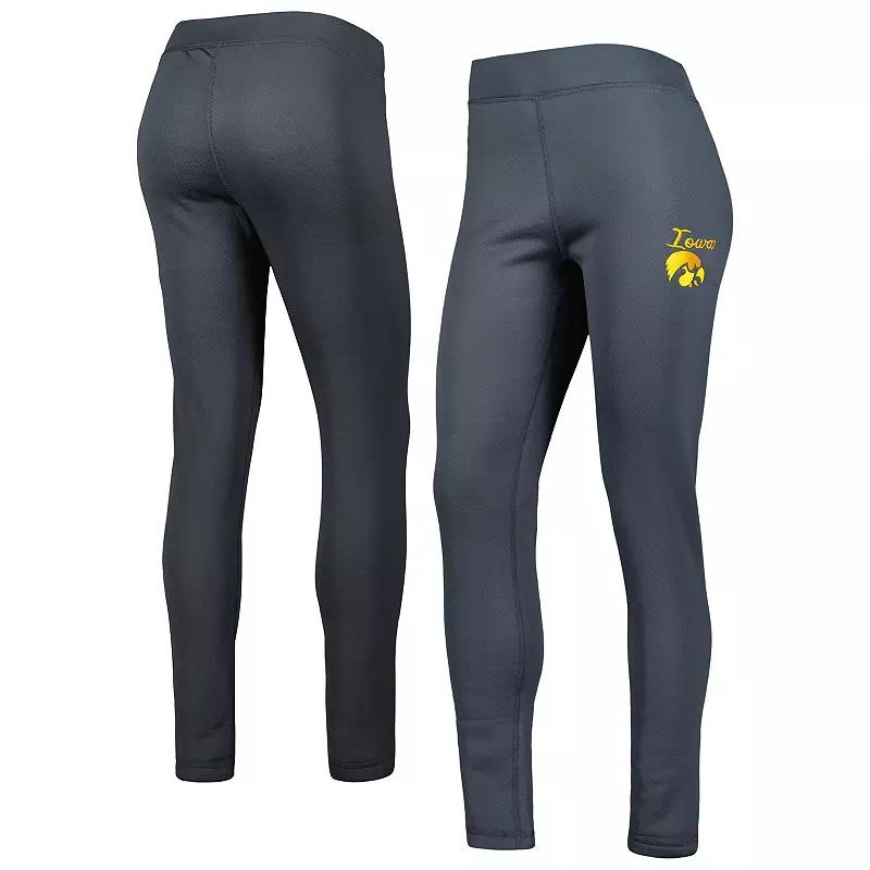Womens Concepts Sport Charcoal Iowa Hawkeyes Upbeat Sherpa Leggings Product Image