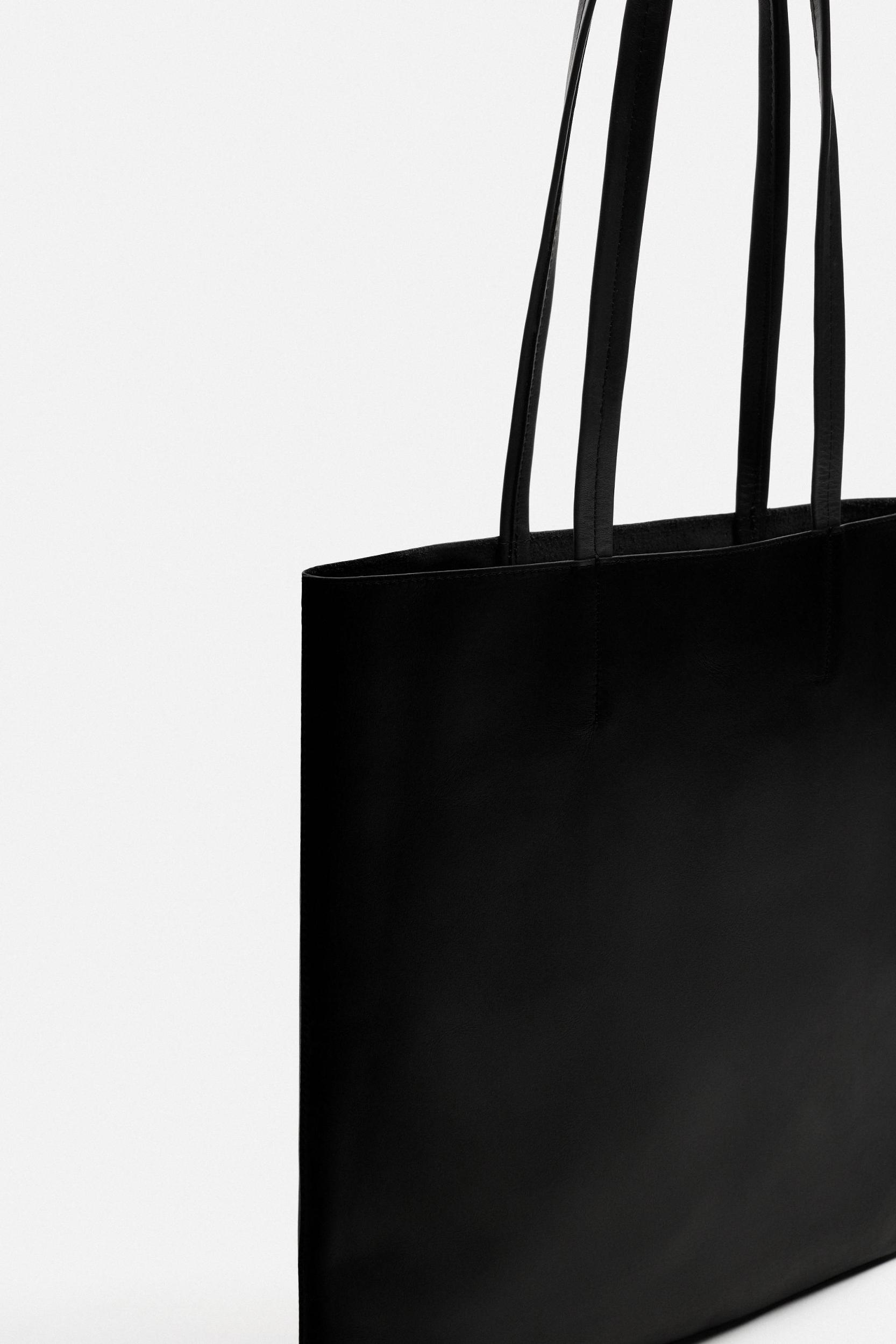 LEATHER SHOPPER BAG Product Image