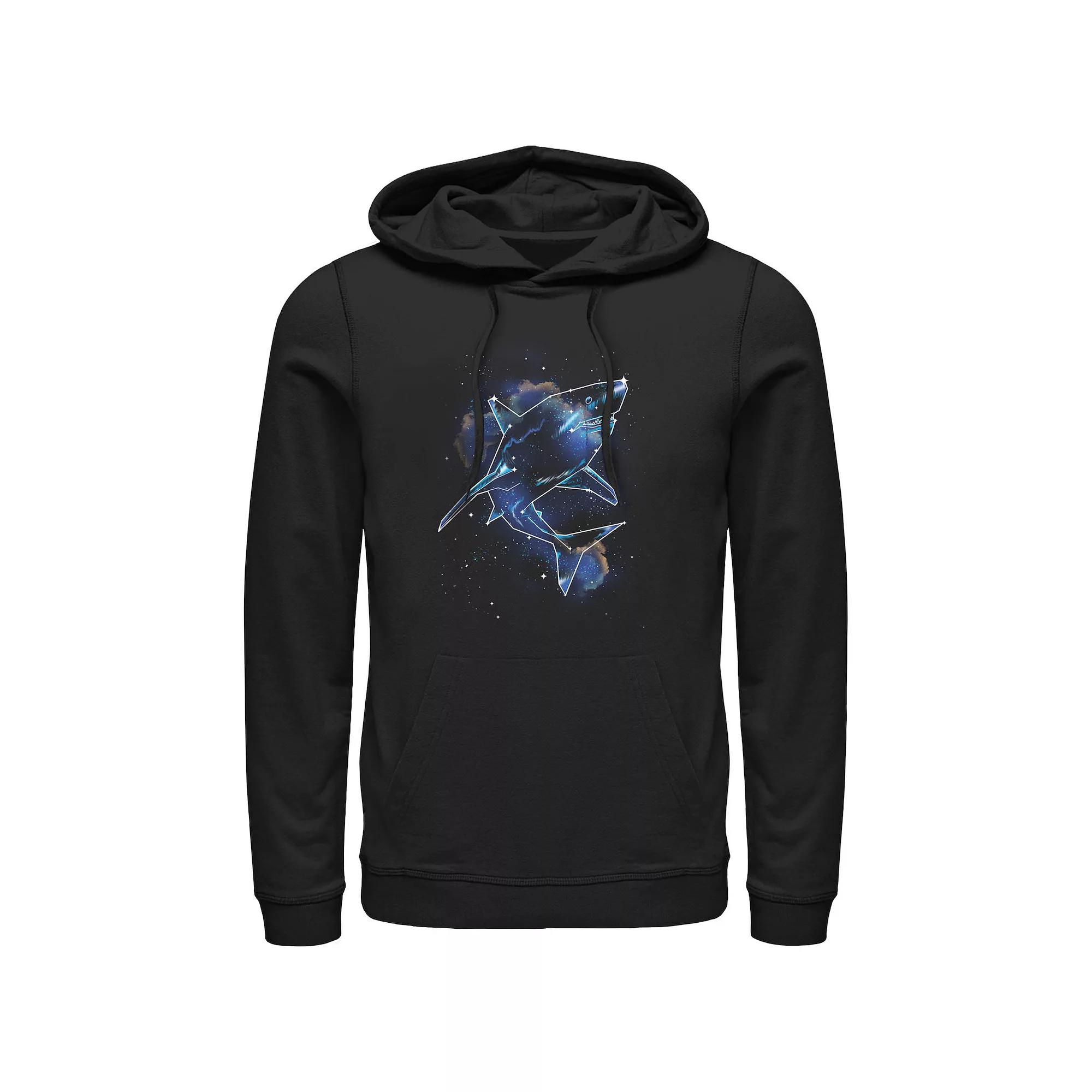 Men's Shark Galaxy Graphic Hoodie,  Product Image