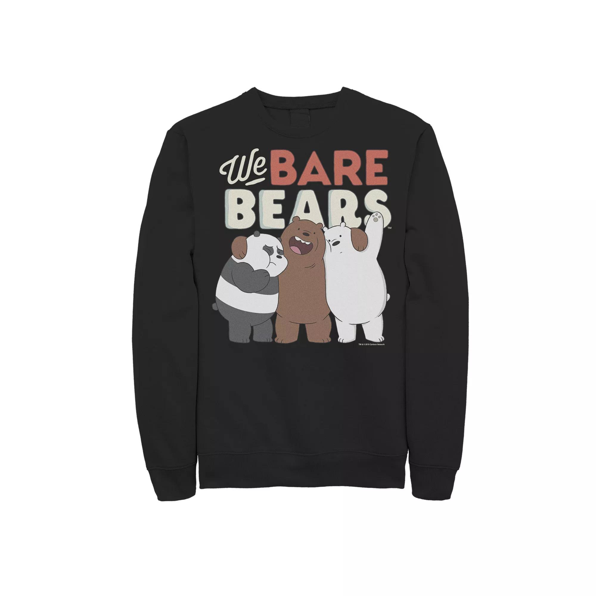 Men's Cartoon Network We Bare Bears Group Portrait Fleece,  Product Image