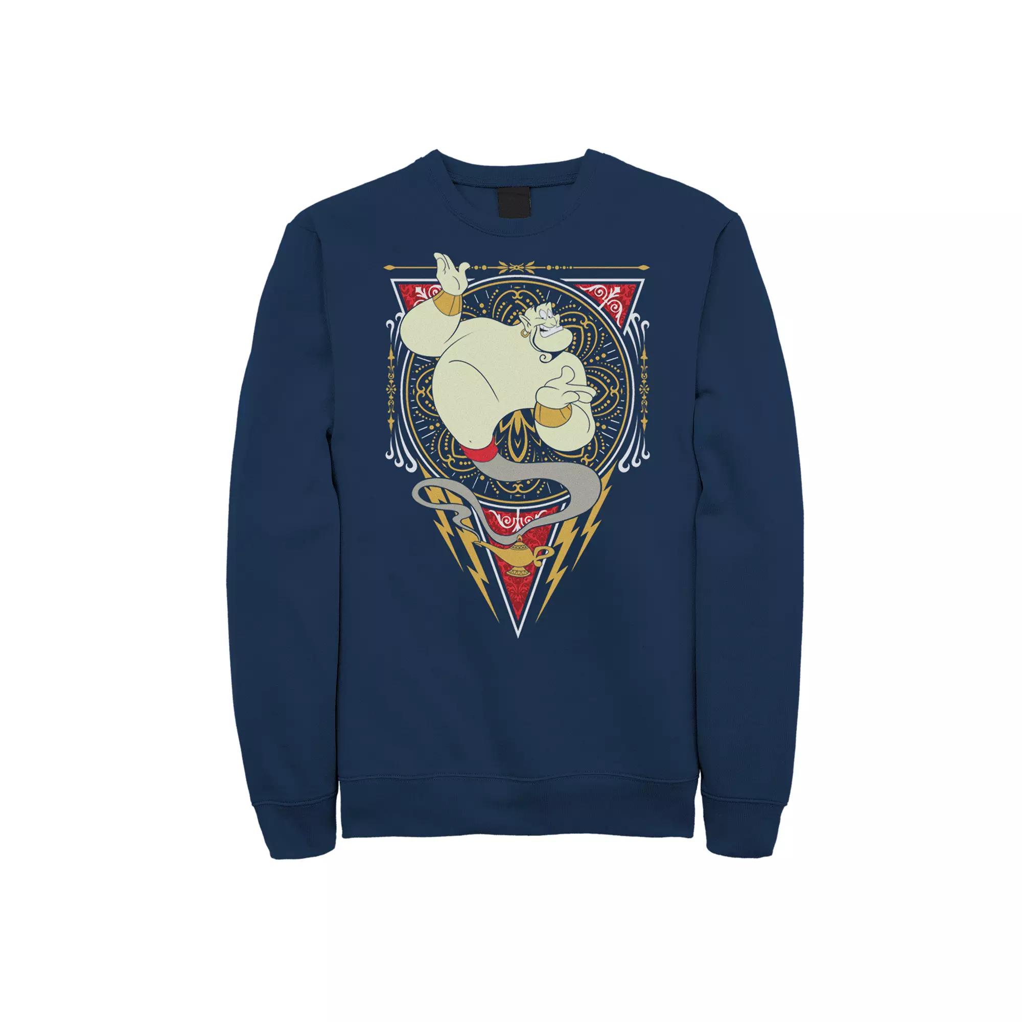 Men's Disney's Aladdin Magic Wishes Sweatshirt, Size: XL, Blue Product Image