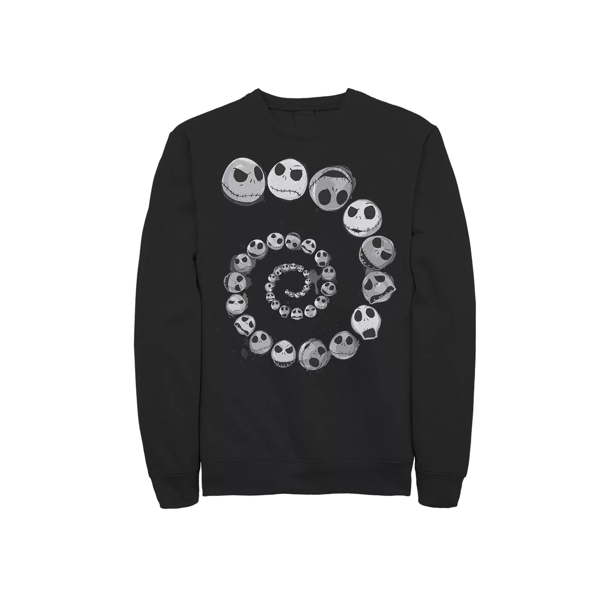 Disney's The Nightmare Before Christmas Jack Emotional Spiral Men's Sweatshirt,  Product Image