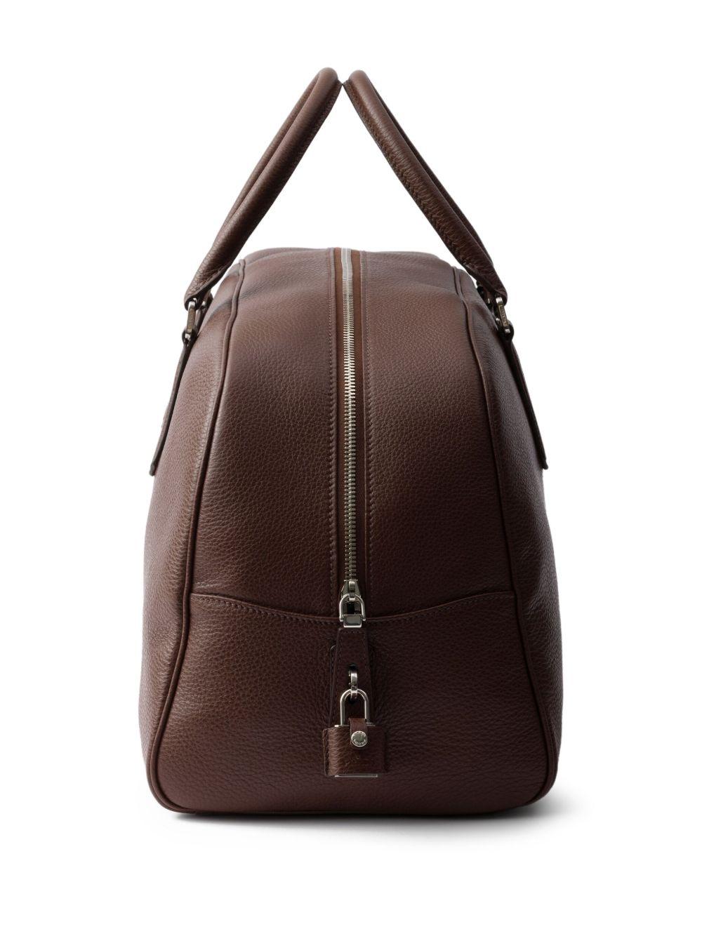 soft leather duffle bag Product Image