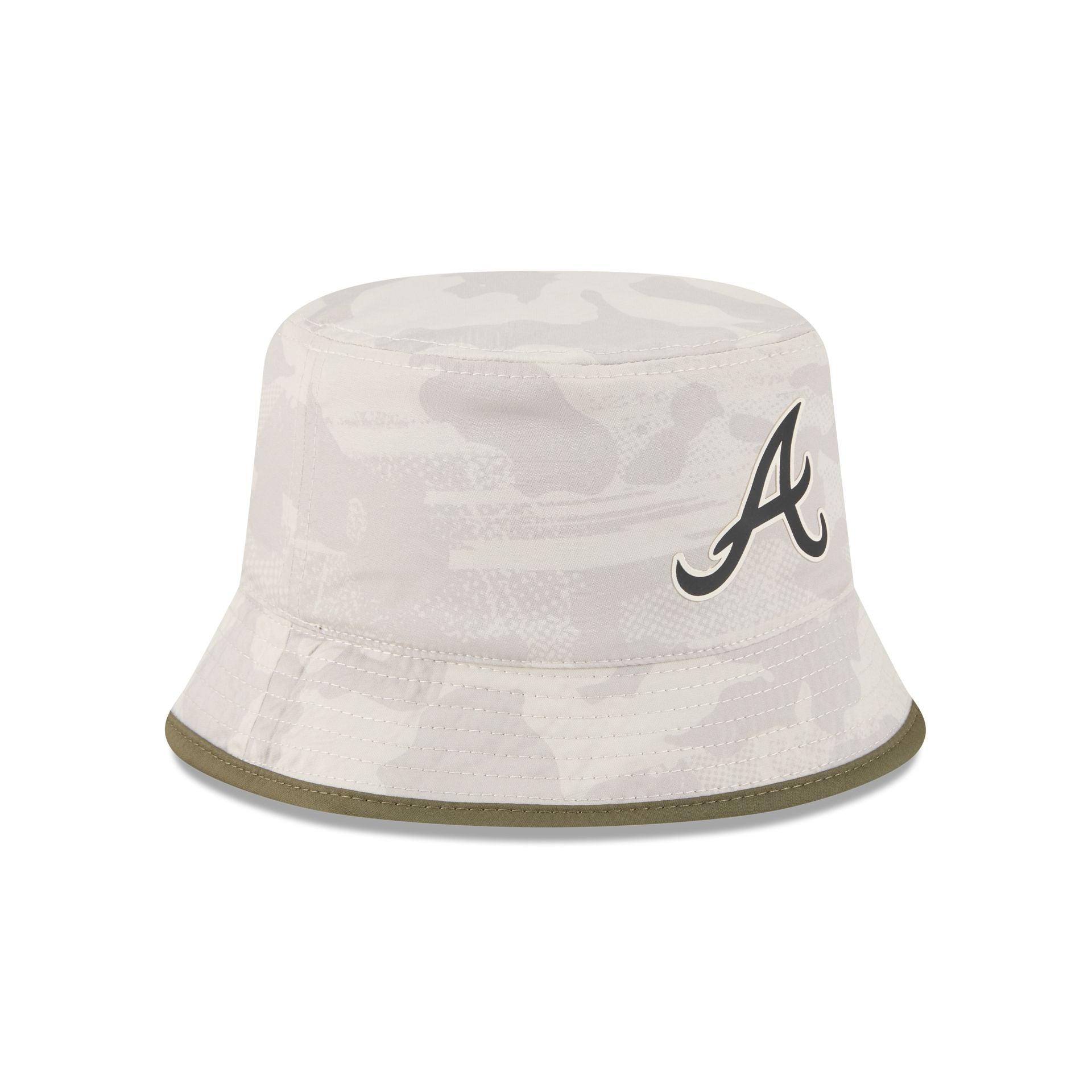 Atlanta Braves Armed Forces Day 2025 Reversible Bucket Hat Male Product Image