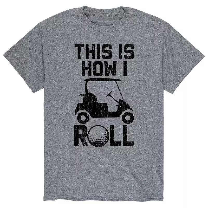 Men's How I Roll Golf Tee,  Product Image