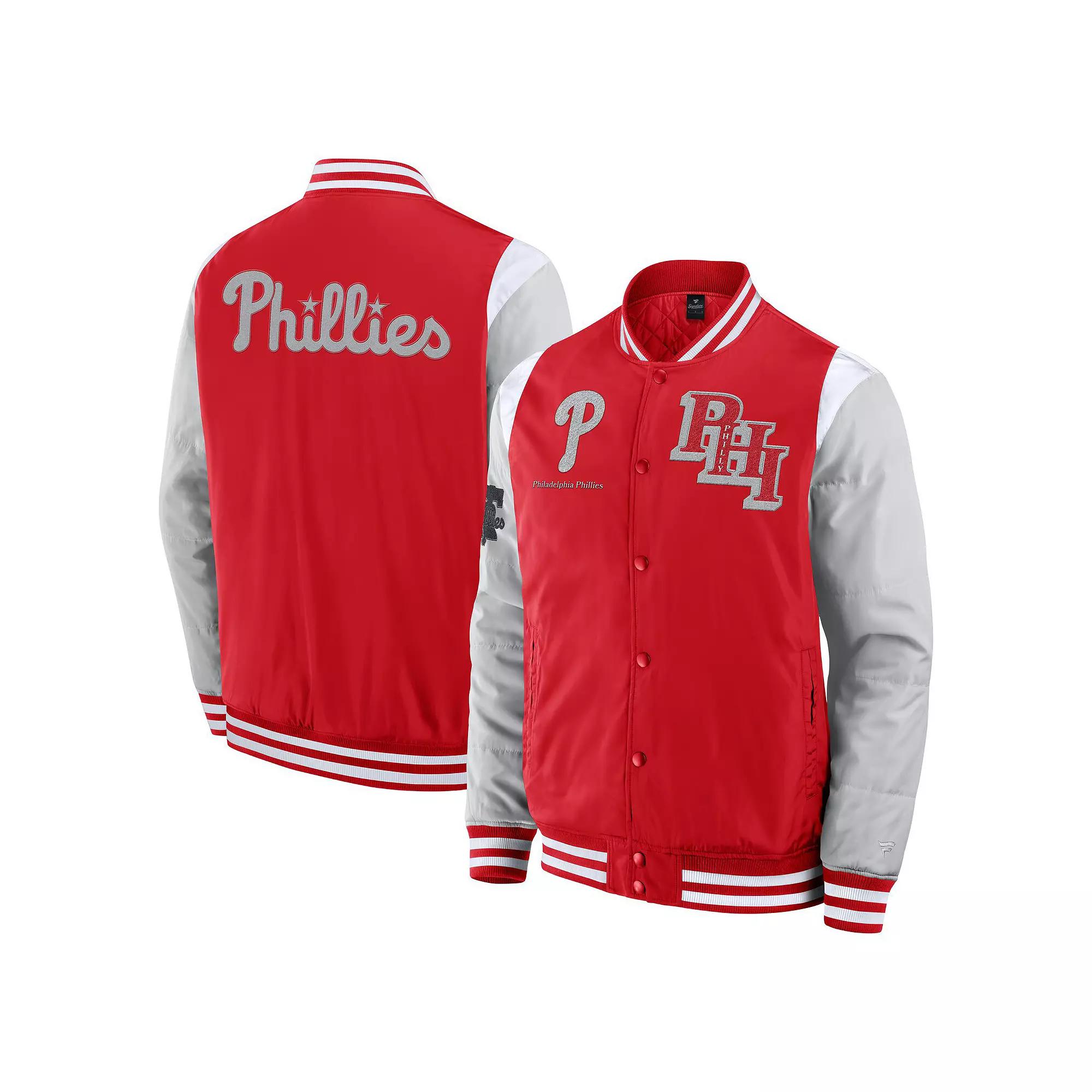 Men's Fanatics Red Philadelphia Phillies Elements Elite Full-Snap Jacket,  Product Image