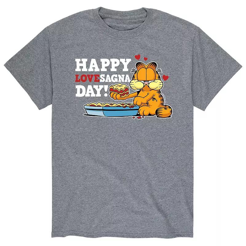 Big & Tall Garfield Lovesagna Day Tee, Men's,  Product Image