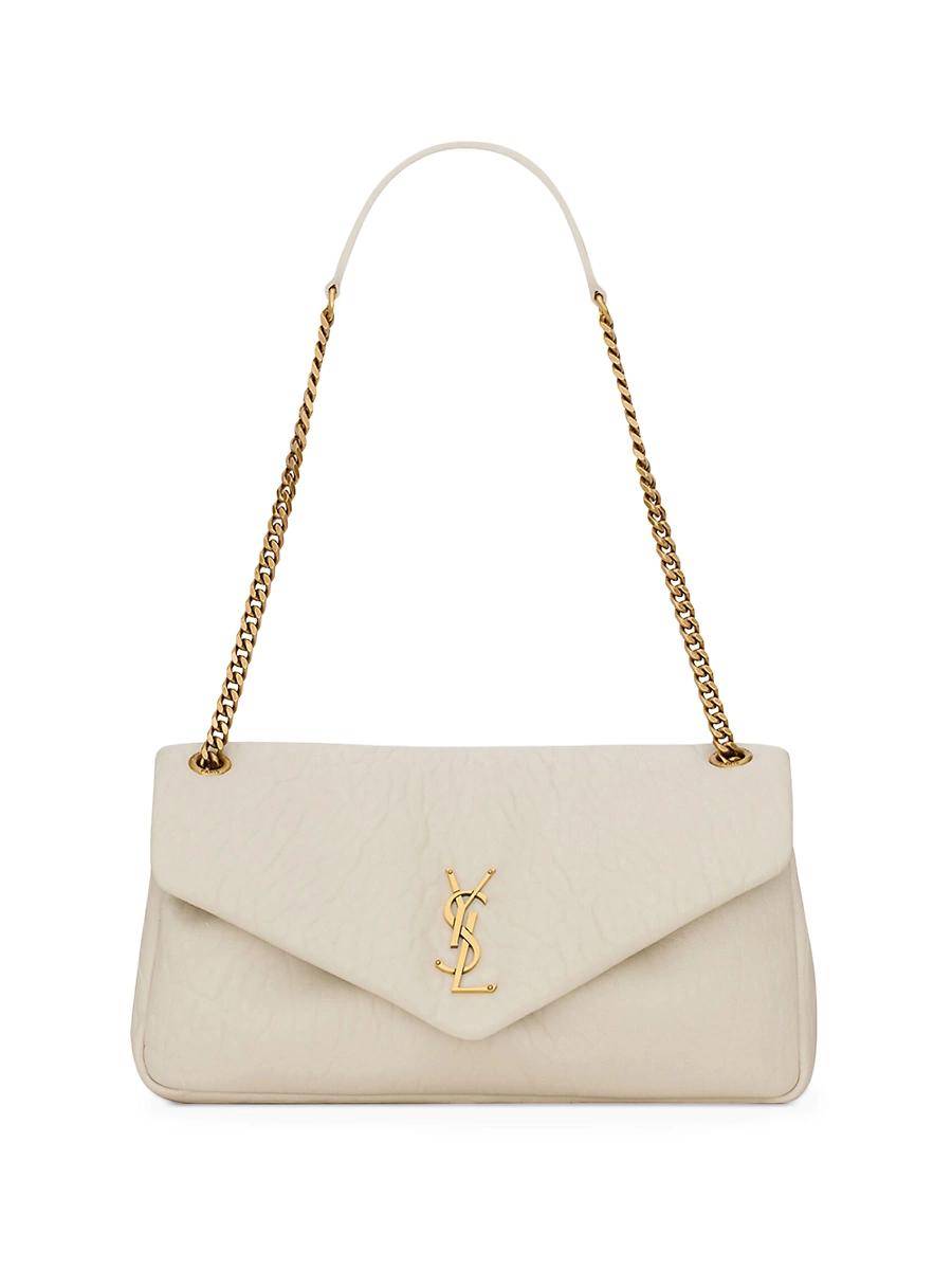 Womens Calypso Medium Shoulder Bag in Grained Lambskin Product Image