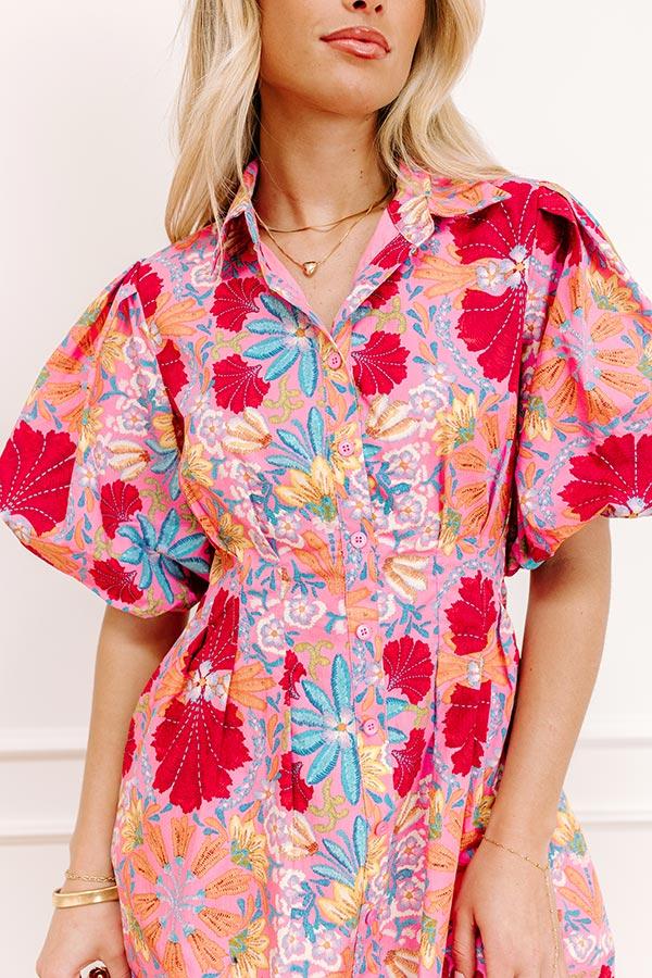 Vacay Cocktails Floral Mini Dress Product Image