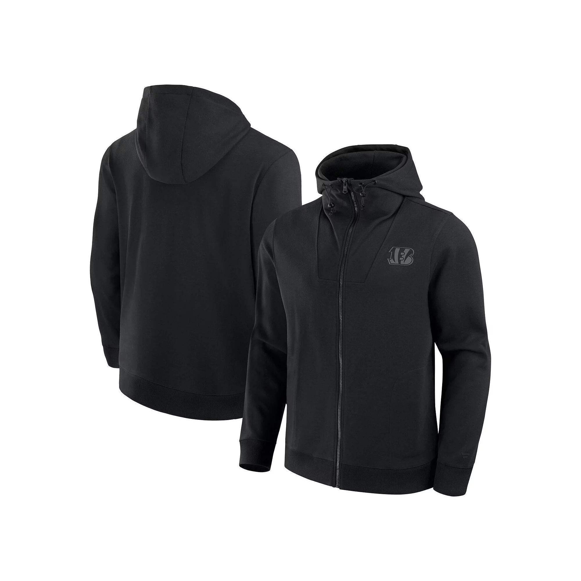 Unisex Fanatics Black Miami Dolphins Front Office Full-Zip Hoodie, Adult Unisex,  Product Image