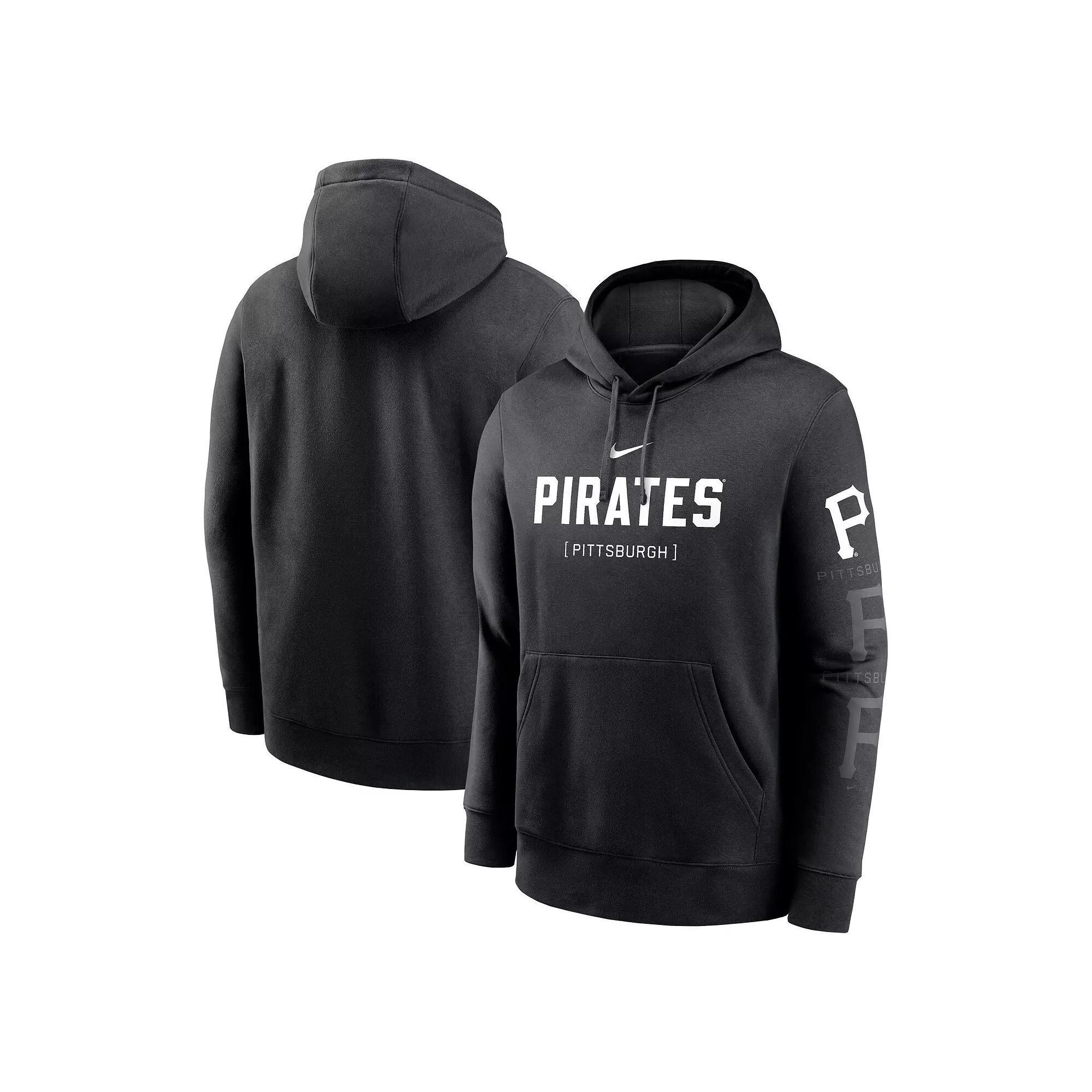 Men's Nike Black New Orleans Saints Club Logo Pullover Hoodie,  Product Image