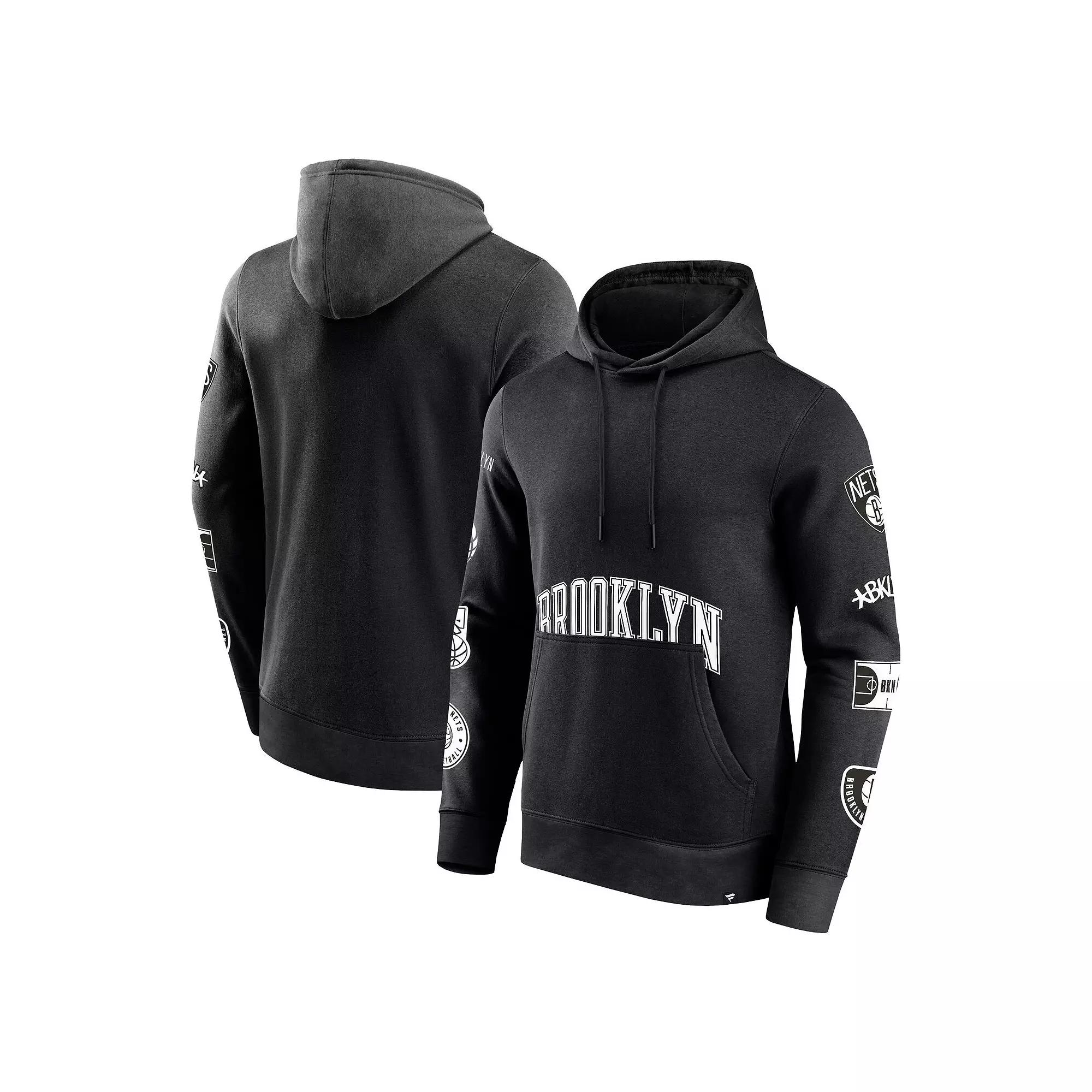 Men's Fanatics Branded Black Minnesota Timberwolves Home Court Pullover Hoodie, Size: Medium Product Image