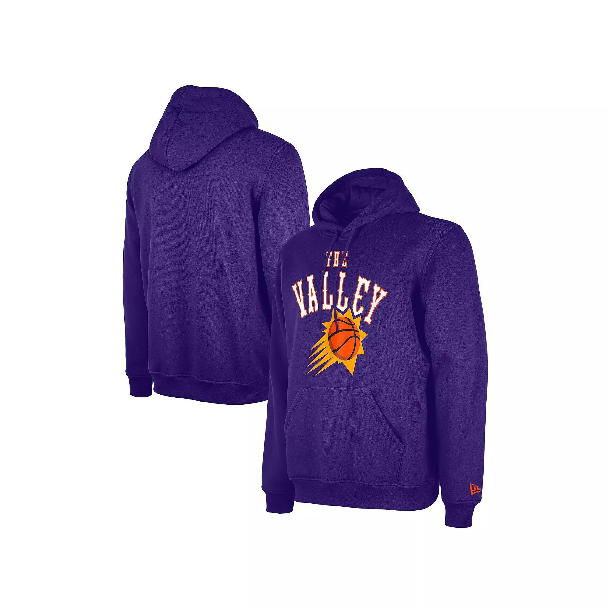 Men's New Era  Purple Phoenix Suns 2024/25 City Edition Pullover Hoodie, Size: Large, Phx Purple Product Image