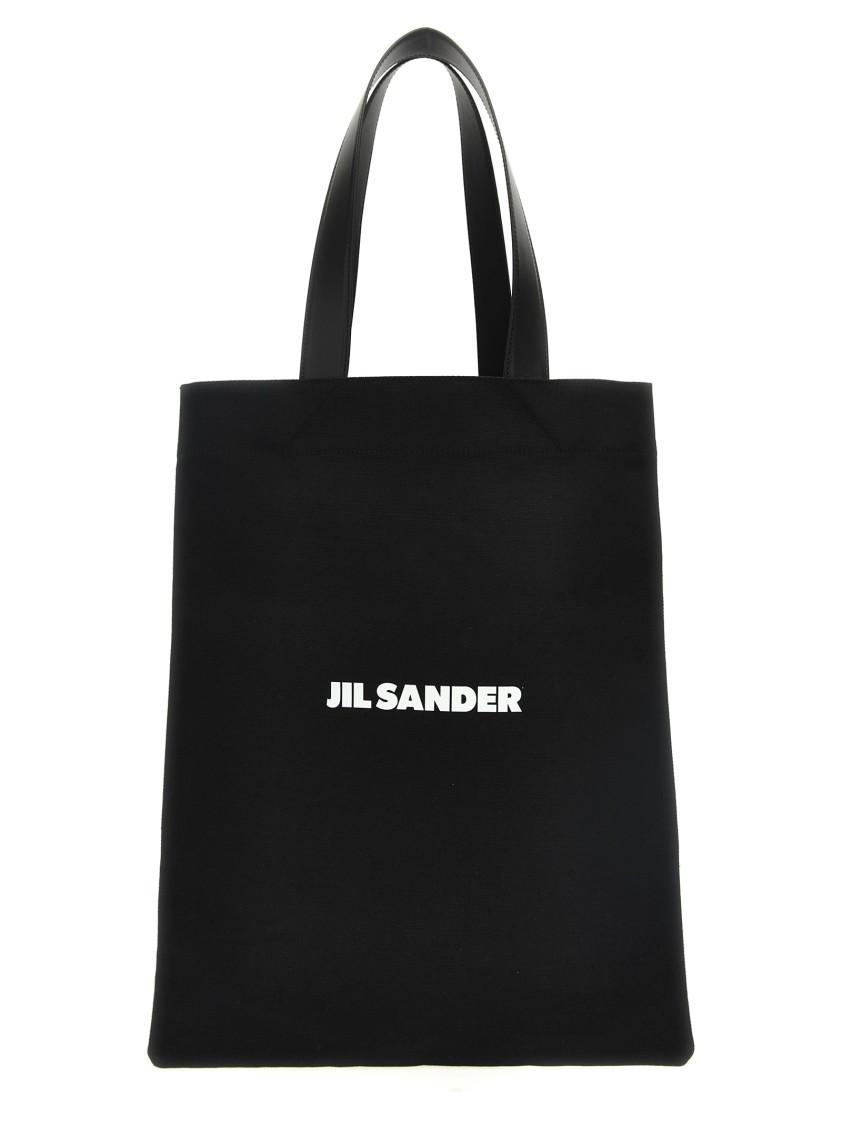 JIL SANDER Flat Tote Bag In Black Product Image