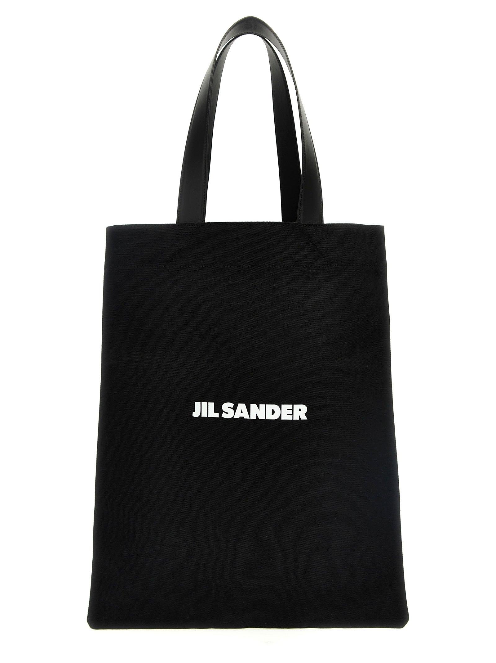 JIL SANDER Flat Tote Bag In Black Product Image