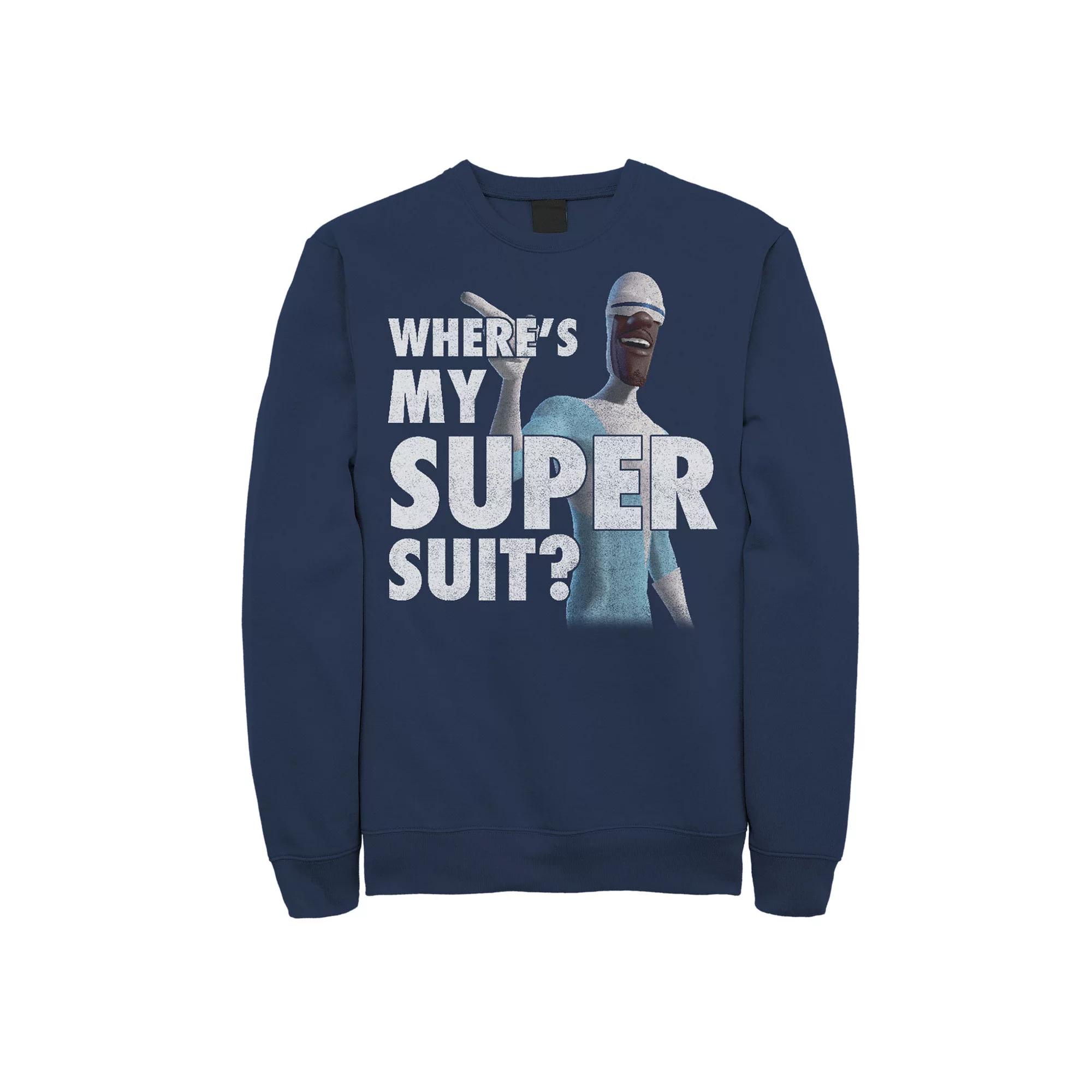 Disney / Pixar's The Incredibles Frozone Men's Super Suit Sweatshirt,  Product Image