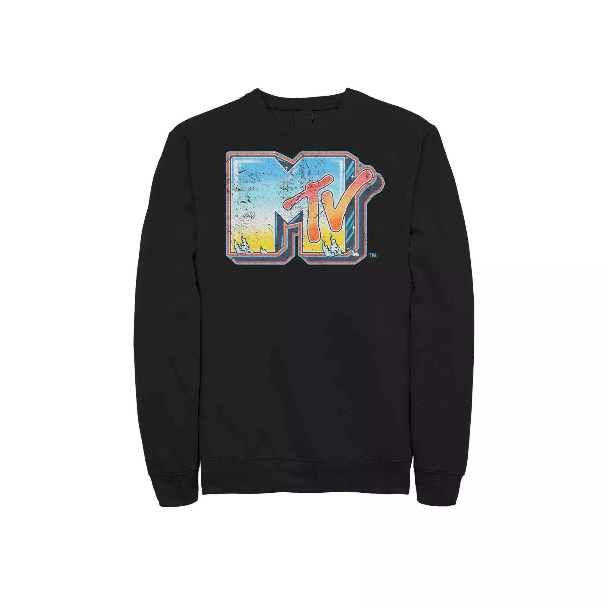 Big & Tall MTV Music Television Smokey Logo Sweatshirt, Men's,  Product Image