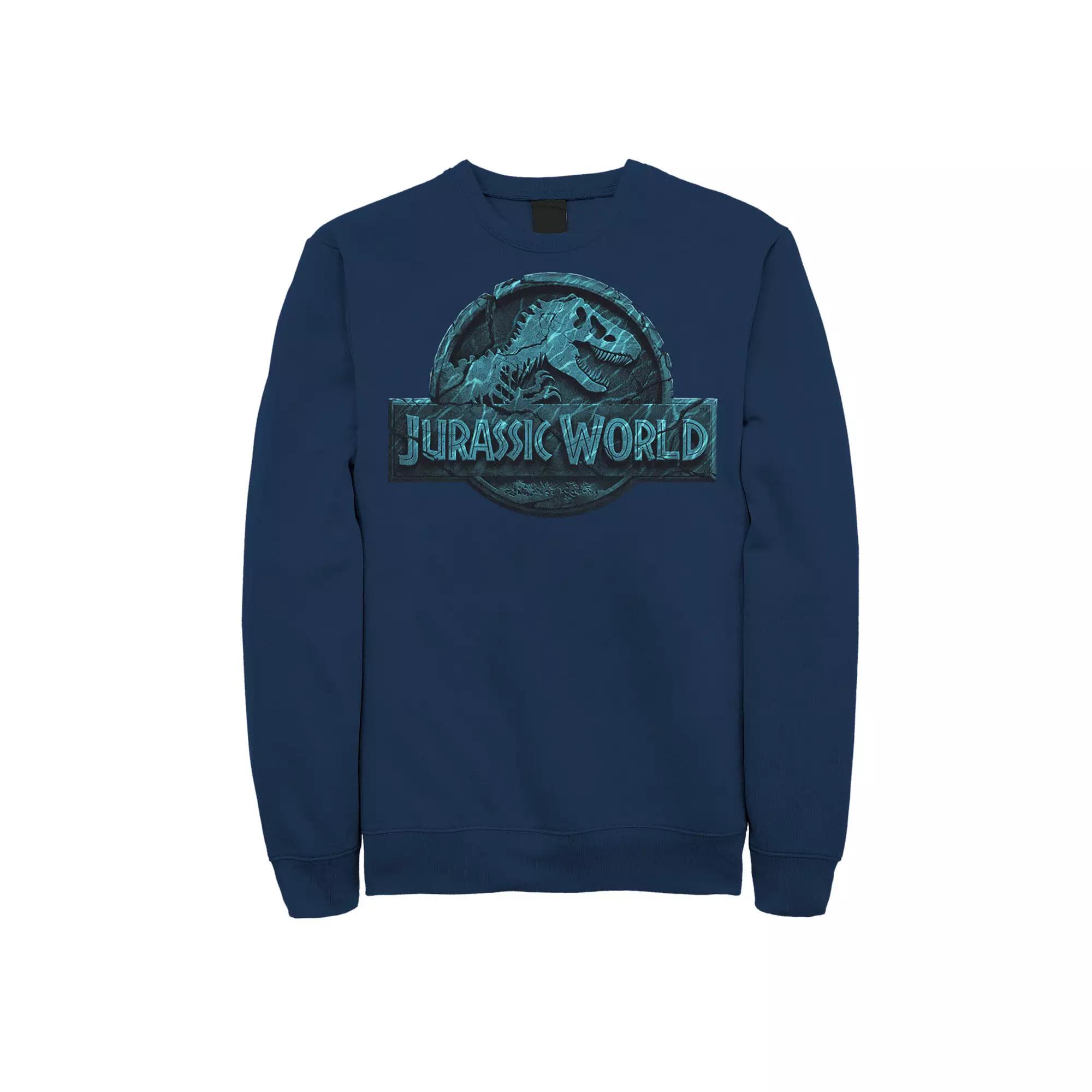 Men's Jurassic Park Isla Nublar Badge Retro Sweatshirt,  Product Image