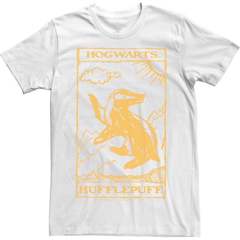 Men's Harry Potter Hufflepuff Tarot Playing Card Tee,  Product Image