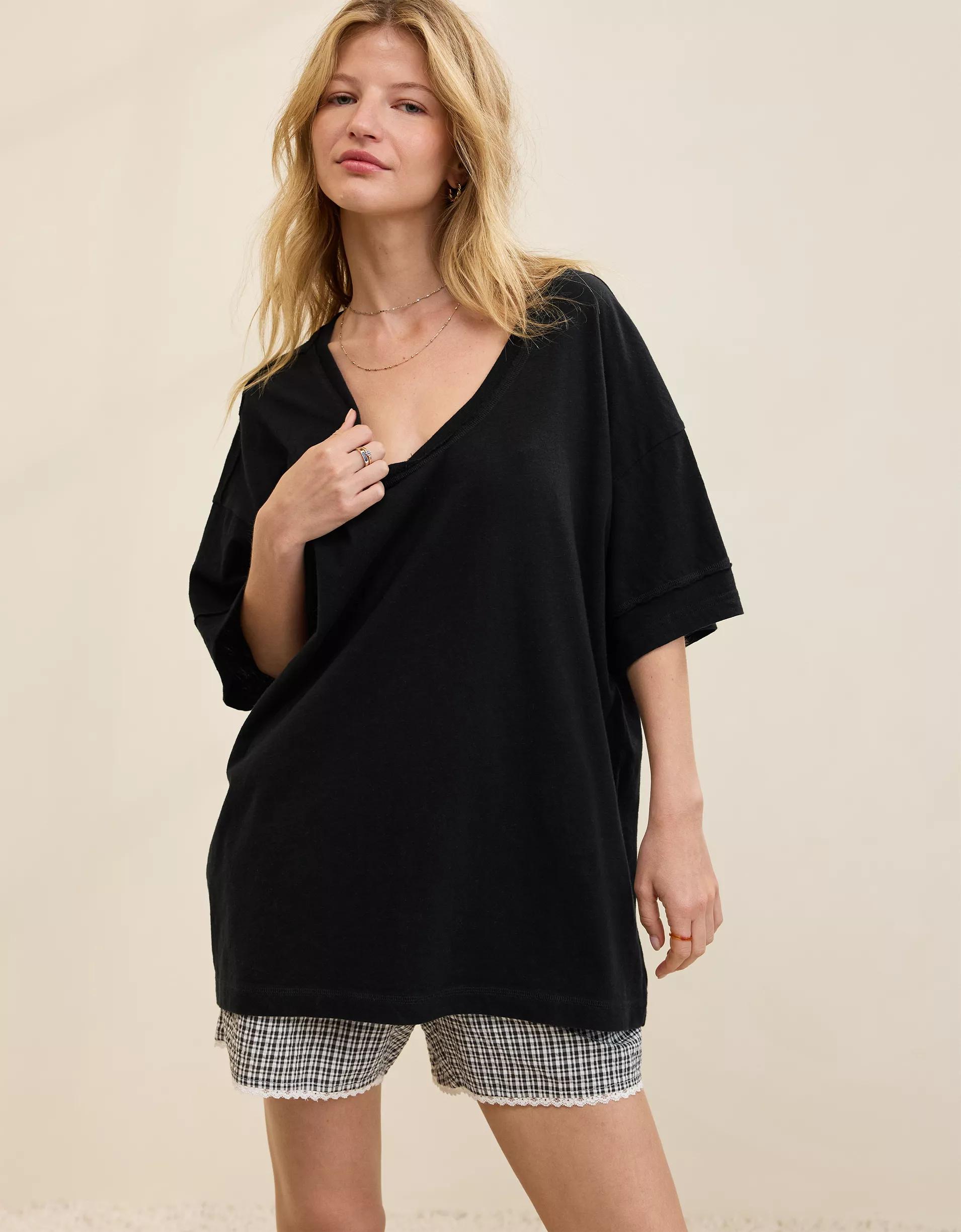 Aerie Voop Oversized Boyfriend T-Shirt Women's Product Image